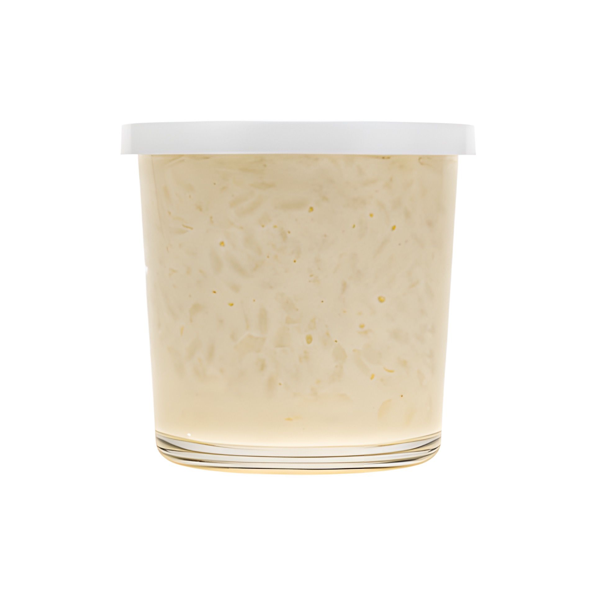 Servierglas 'Igloo' 400 ml mit Deckel, weiß