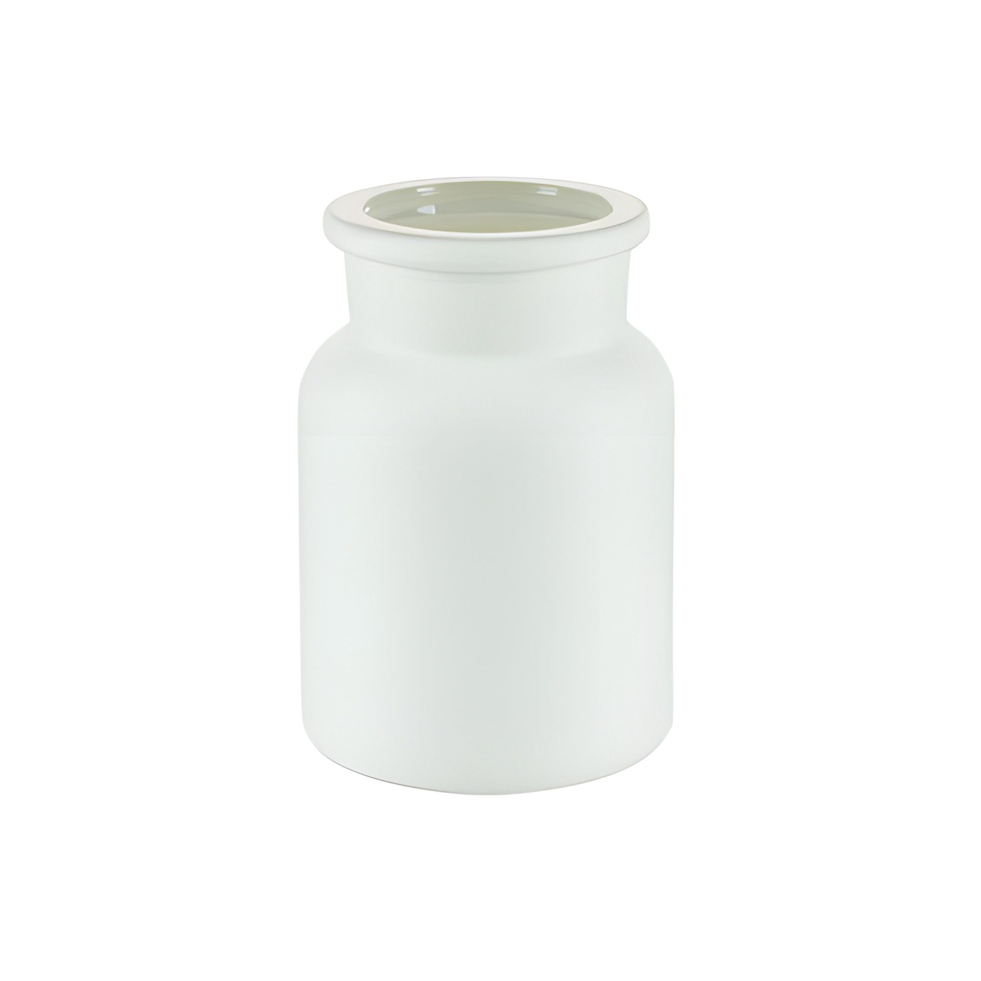 Korkenglas 150 ml weiß matt beschichtet