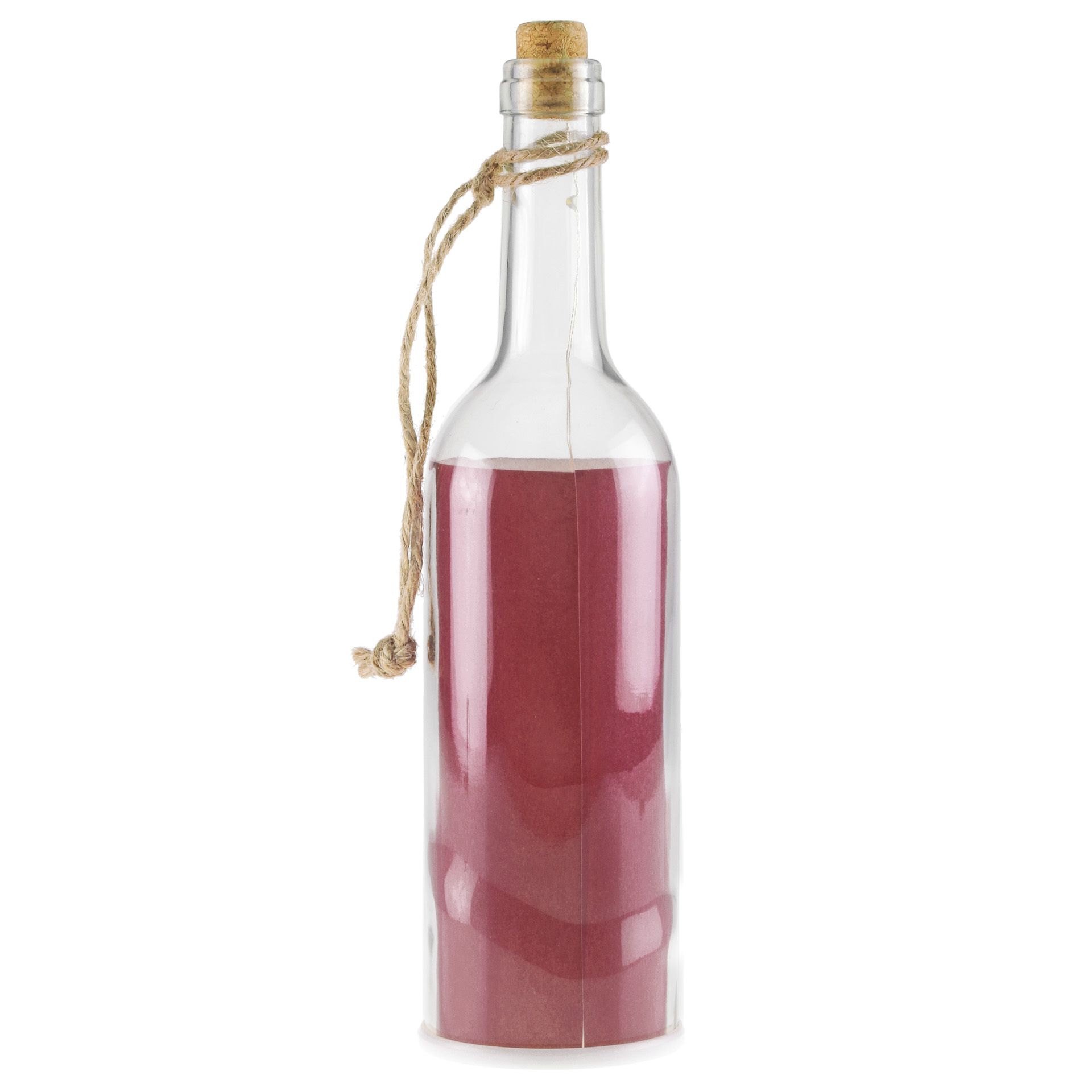 Flaschenlampe mit 5 LEDs, rot