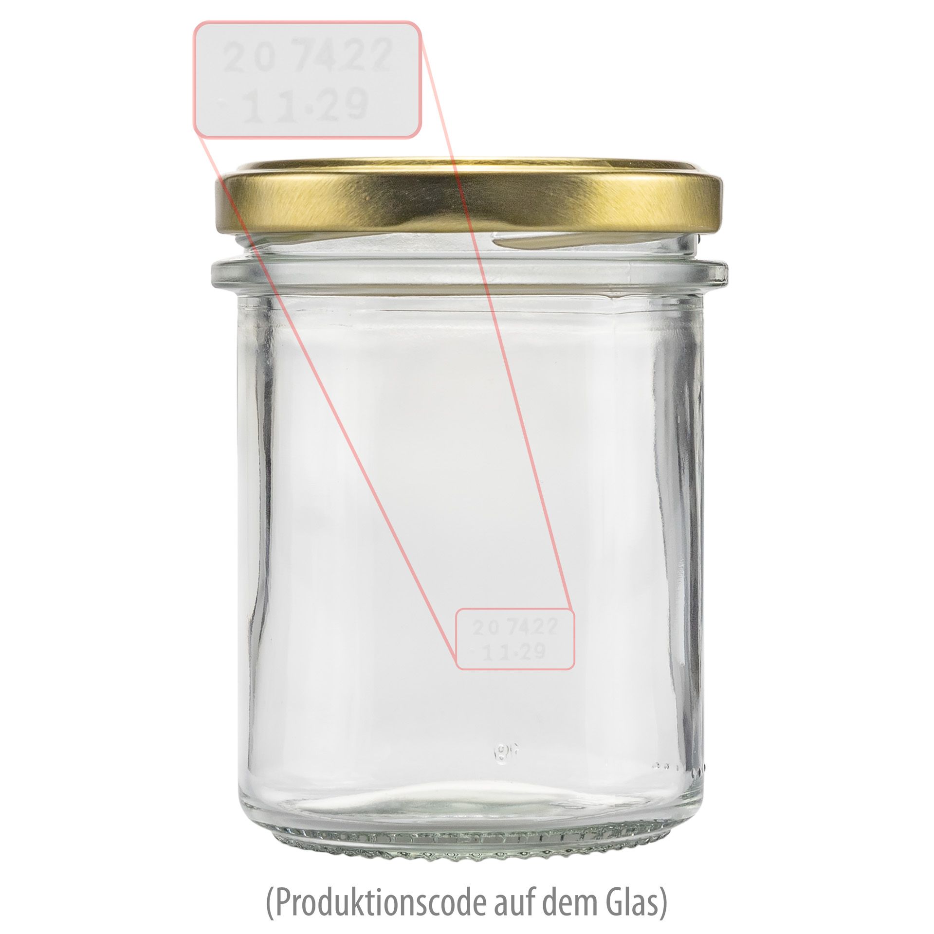 Sturzglas 215 ml mit Stoßkante