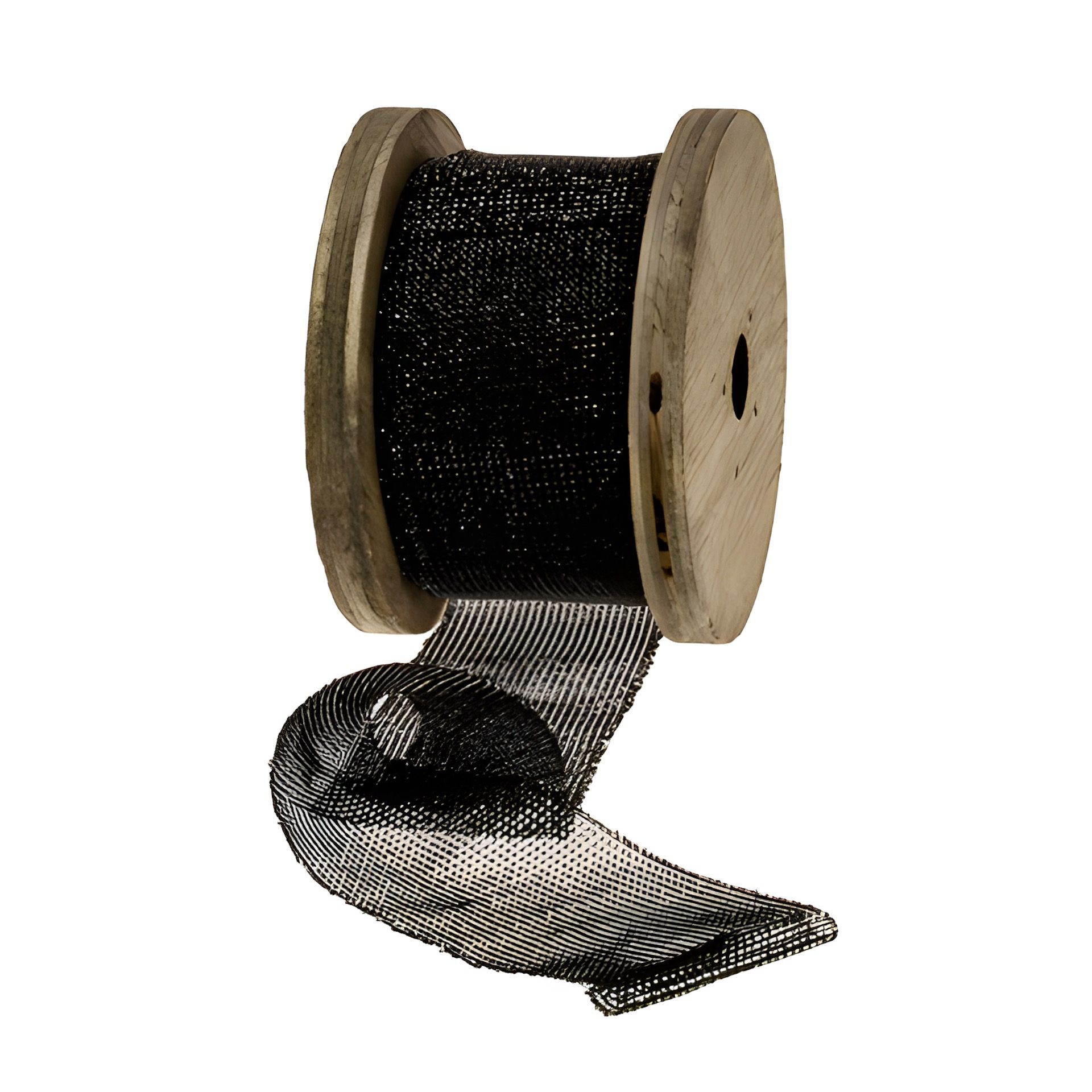 Stoffband   2 m, 35 mm schwarz