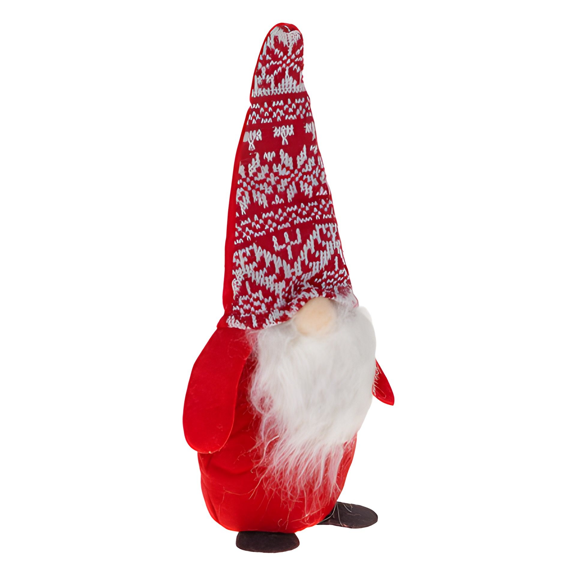 Deko-Wichtel, rot oder grau, 33 cm