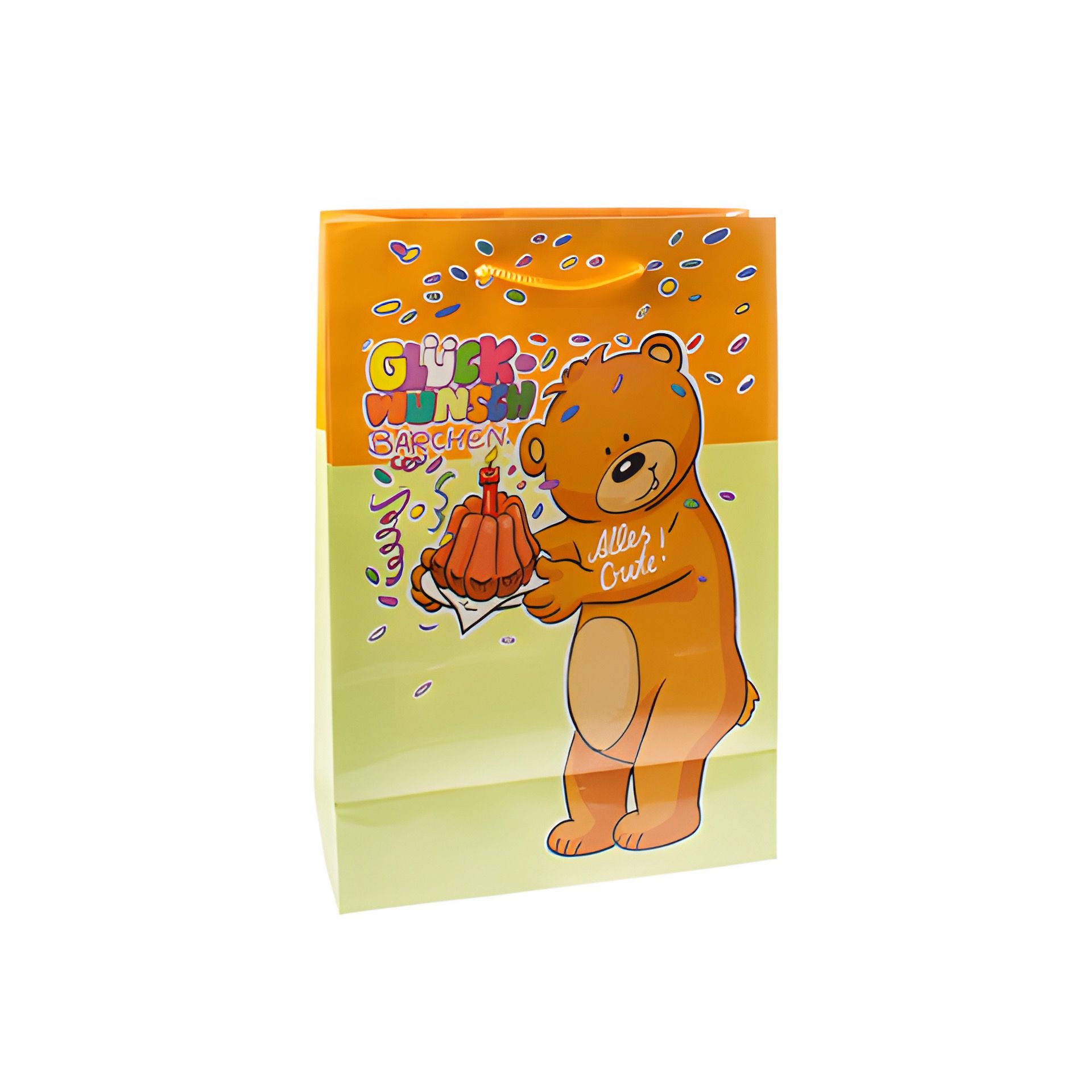 Geschenktüte 'Glückwunsch Bärchen', klein