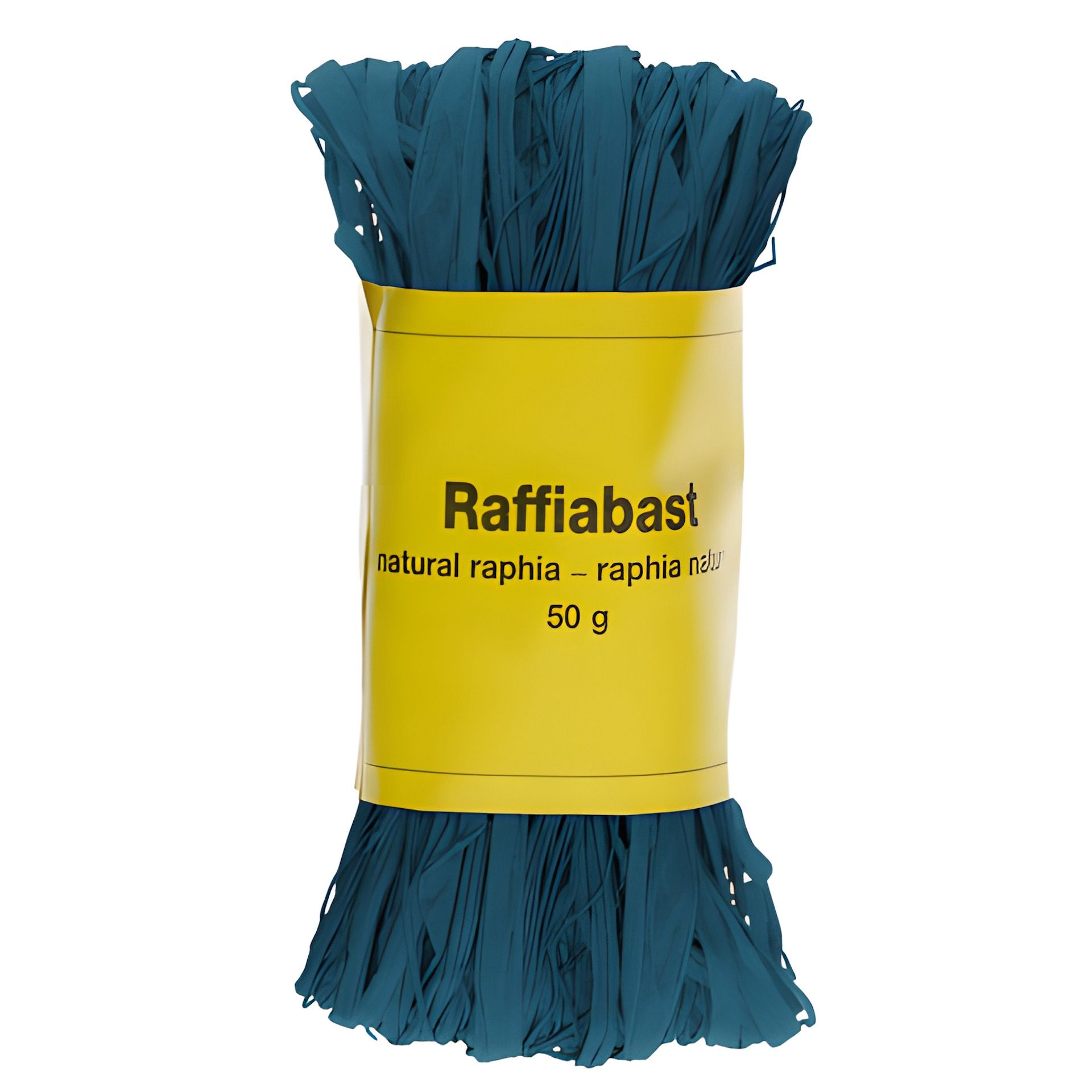 Raffia Bast 50 g blau