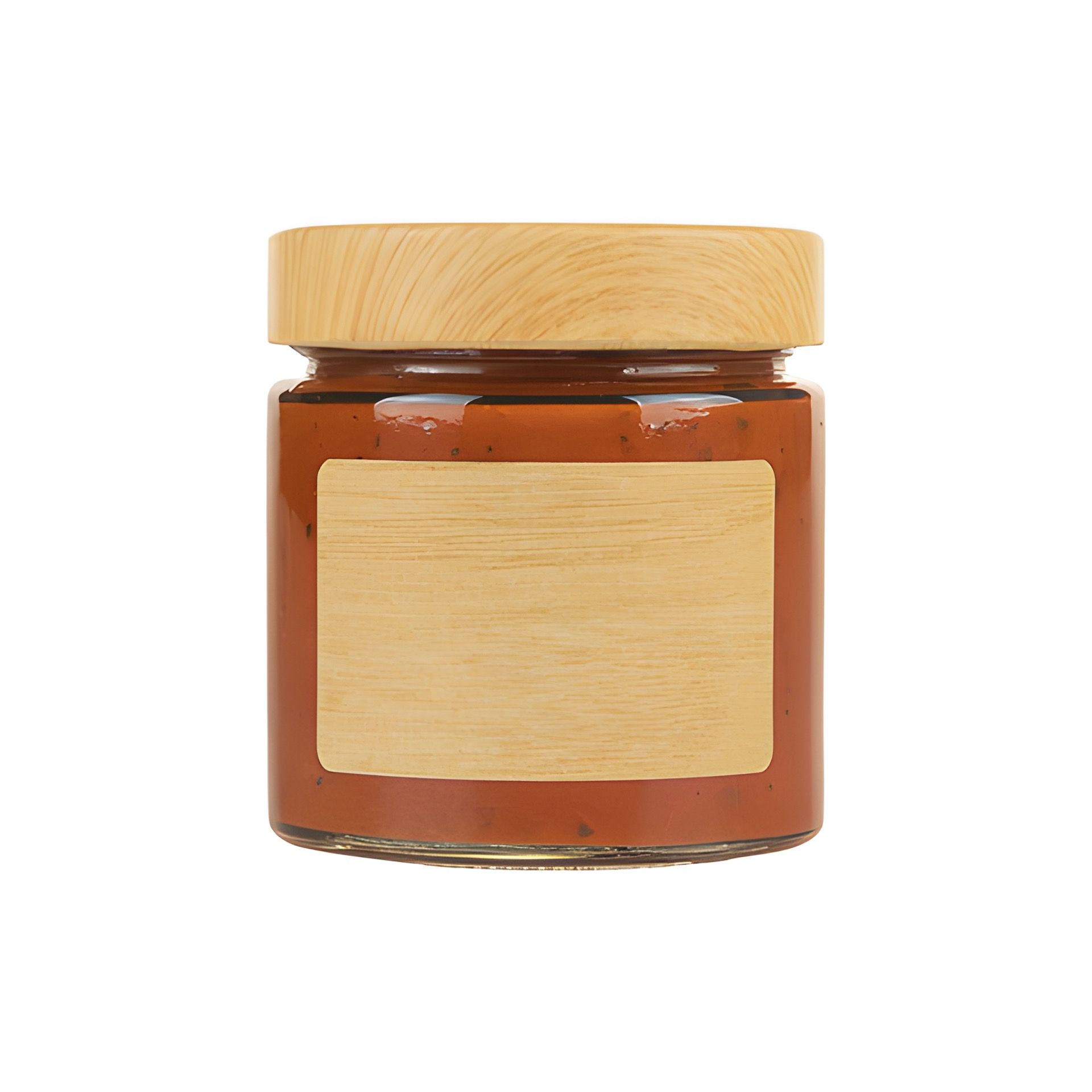 Steffis Etiketten 63,5 x 38,1 mm Holzdekor - 5 Blatt A4
