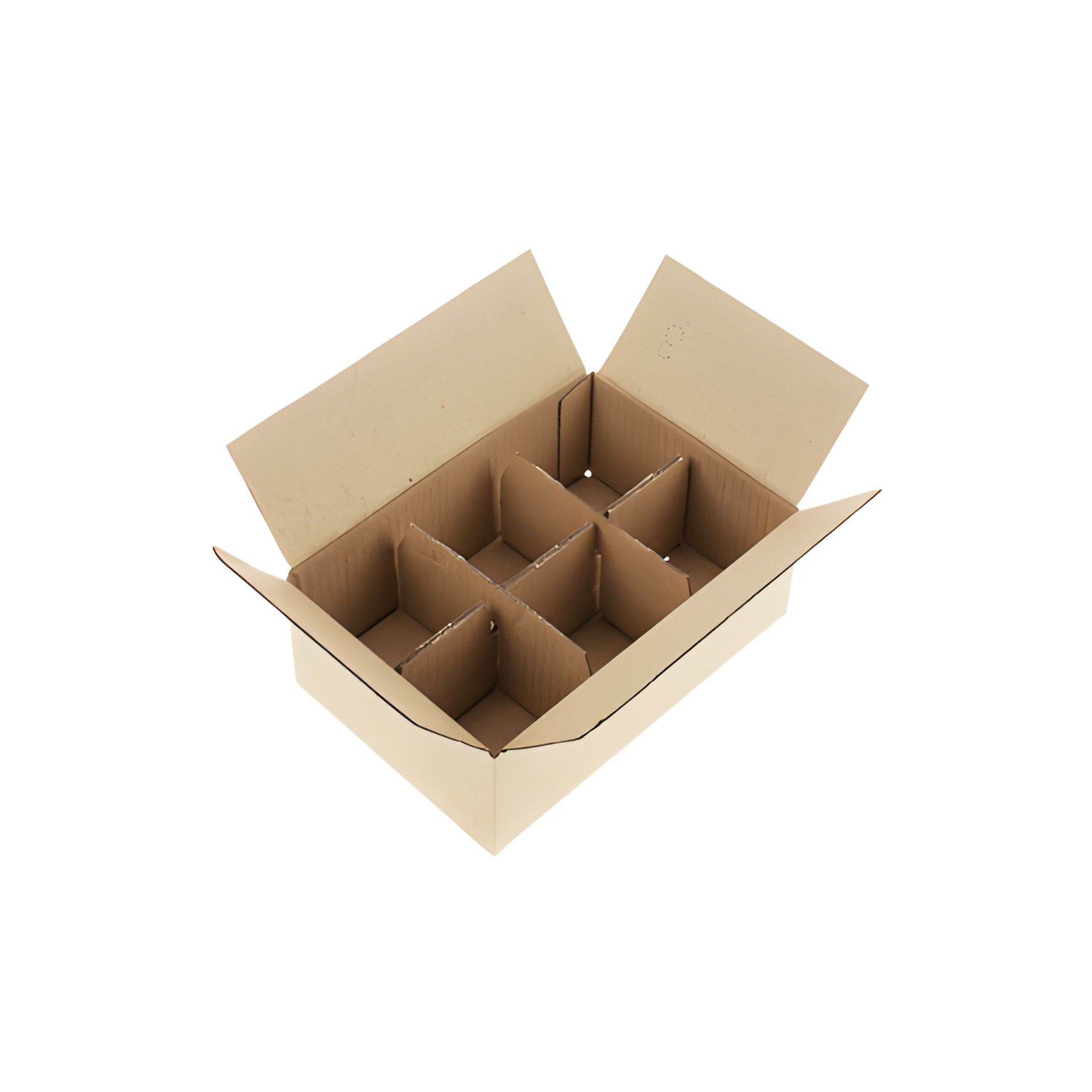 Karton 214 x 145 x 74 mm, 6er Gefache