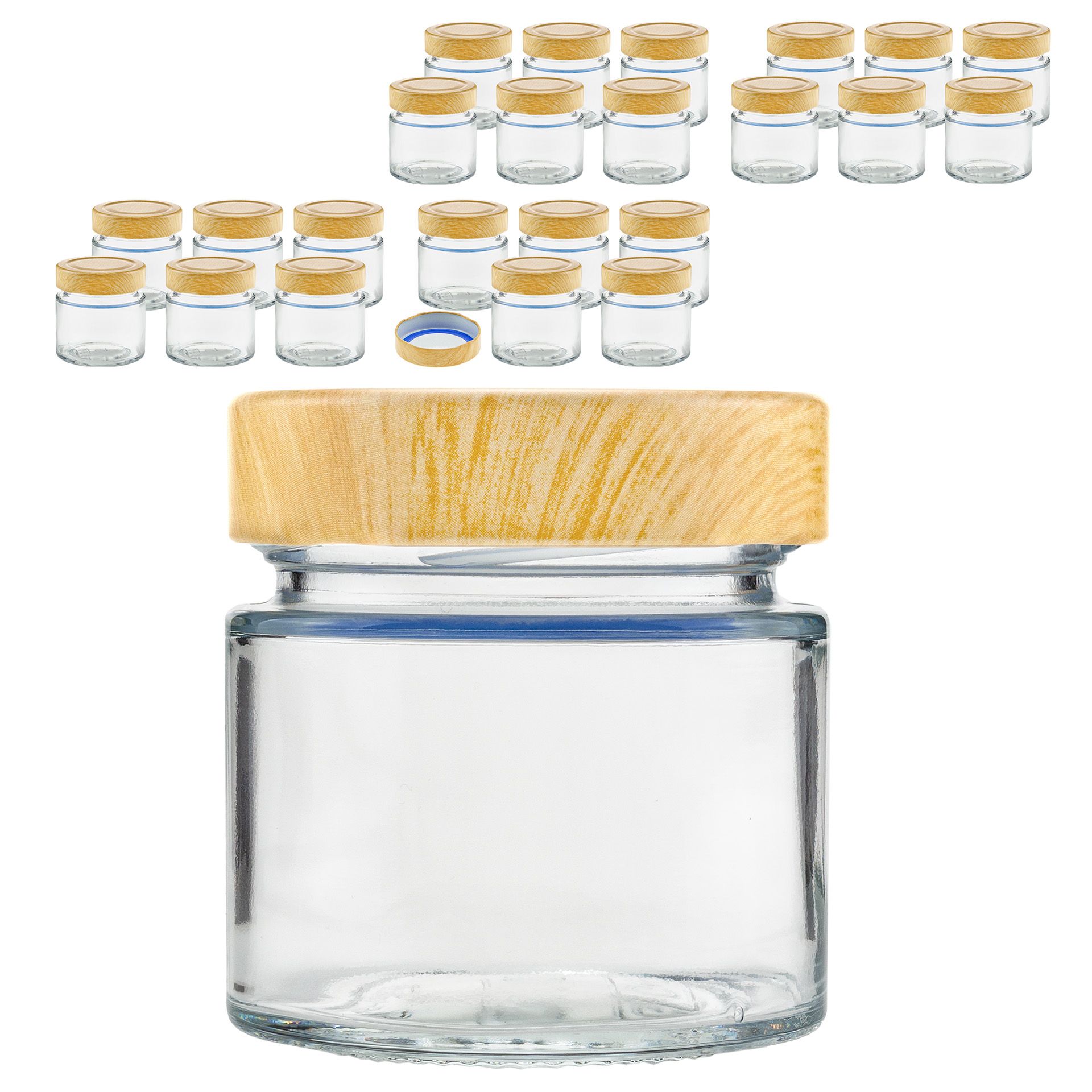 Rundglas 130 ml Deep, 24er Set