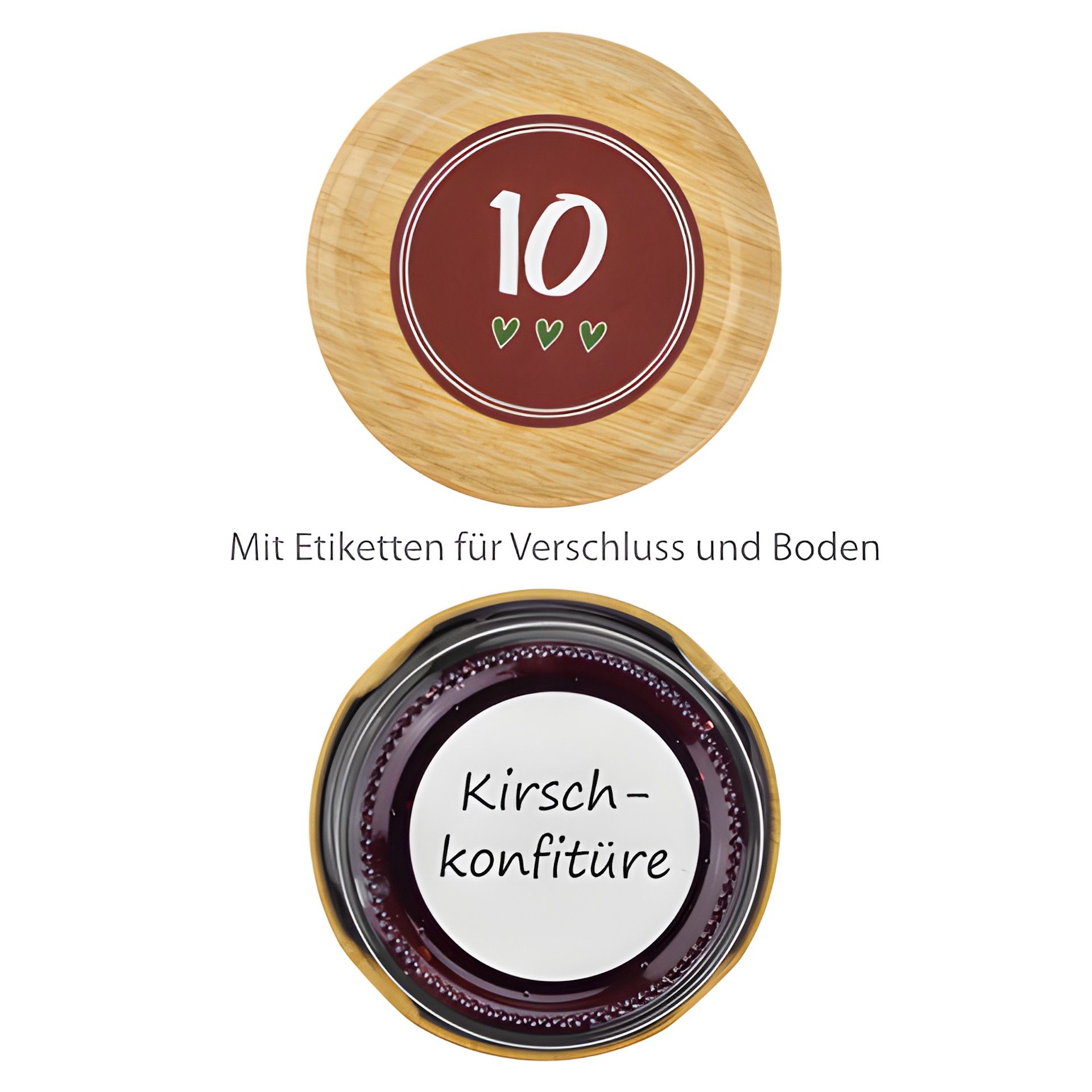 Adventskalender-Set 'Stapelglas'