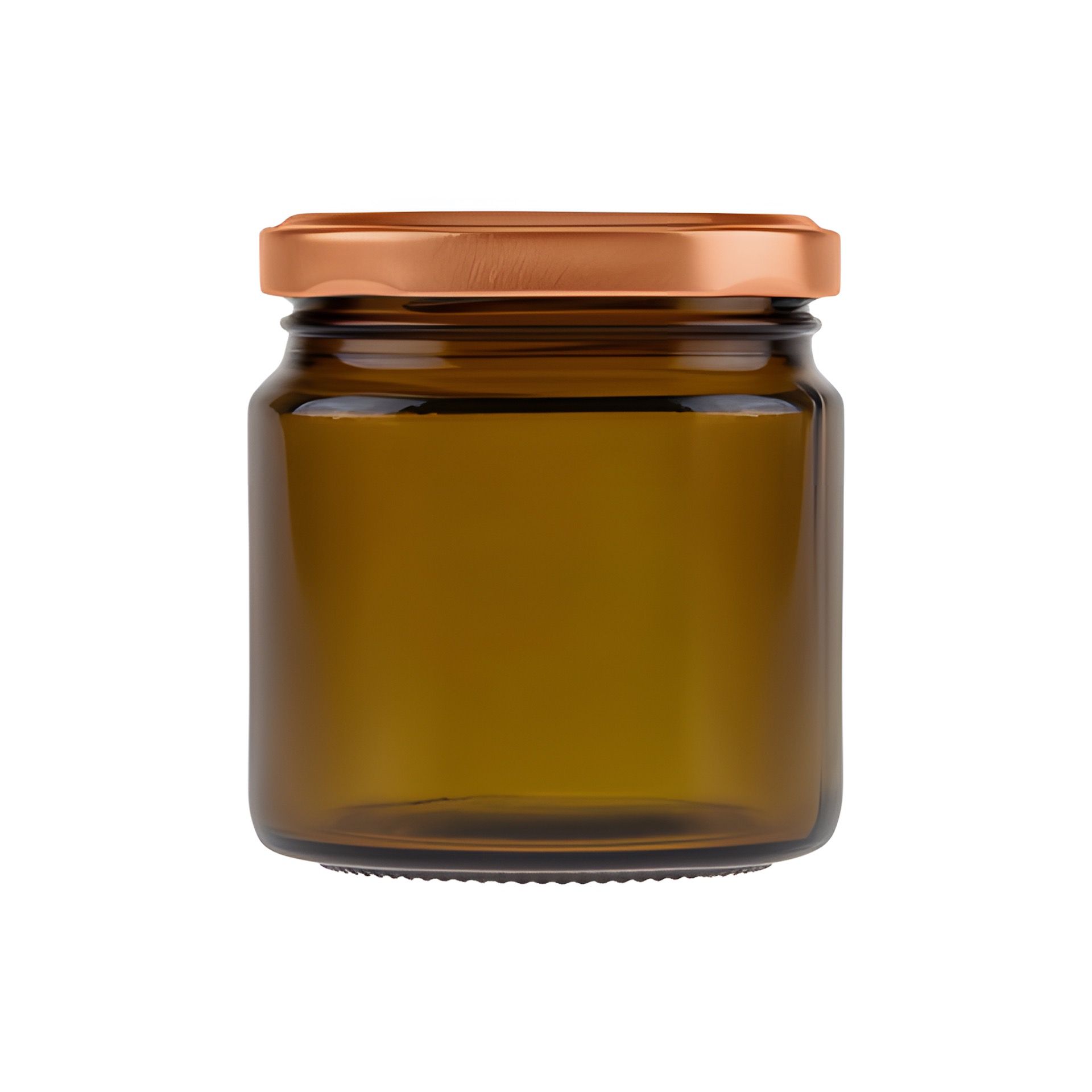 Rundglas  215 ml braun