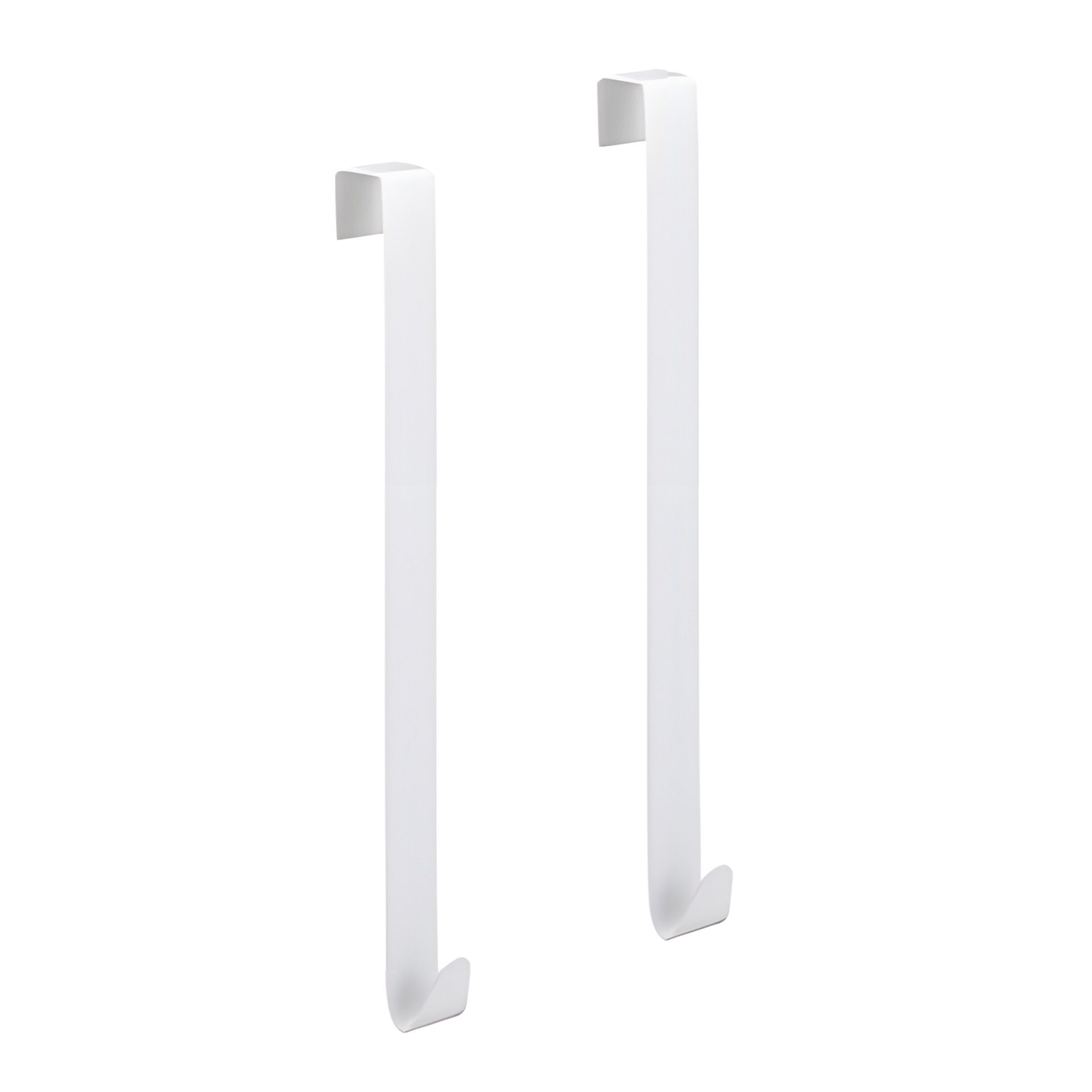 Tür- und Fensterhaken, Metall, 30 cm, weiß, 2 Stück