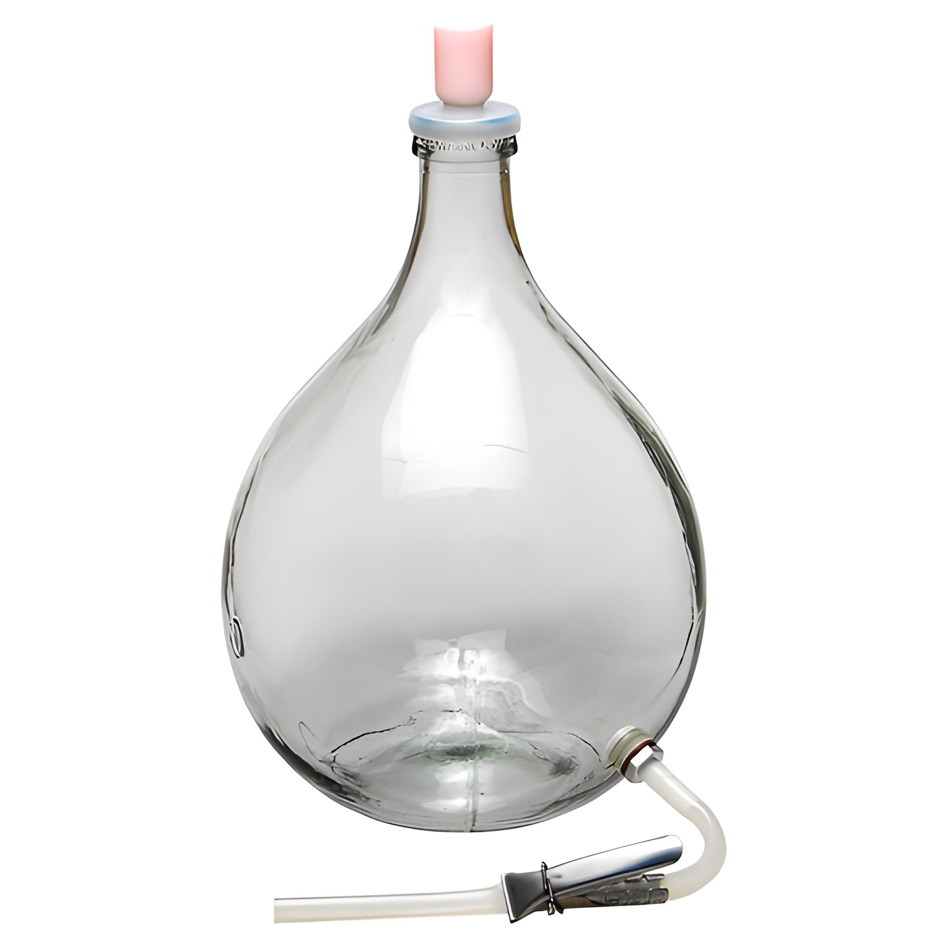 Glasballon 10000 ml gebohrt mit Ablassgarnitur