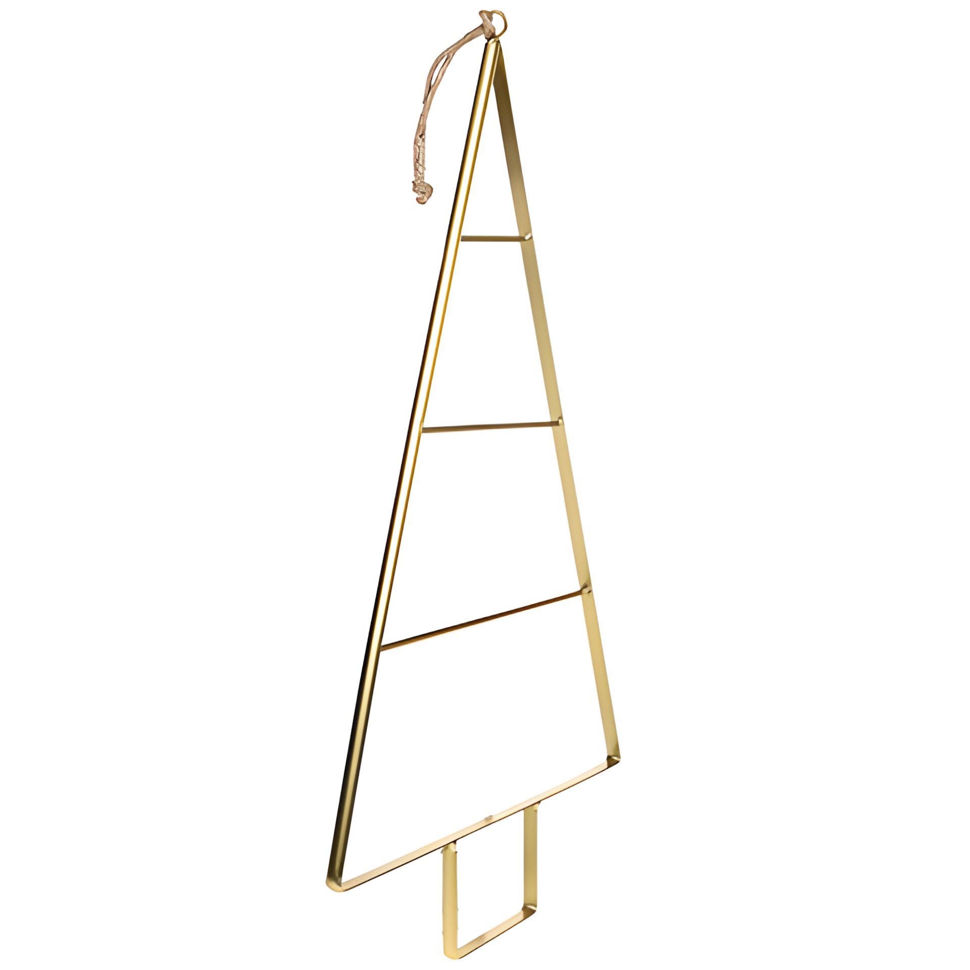 Metall-Anhänger 'Tannenbaum' gold, 27 x 45 cm