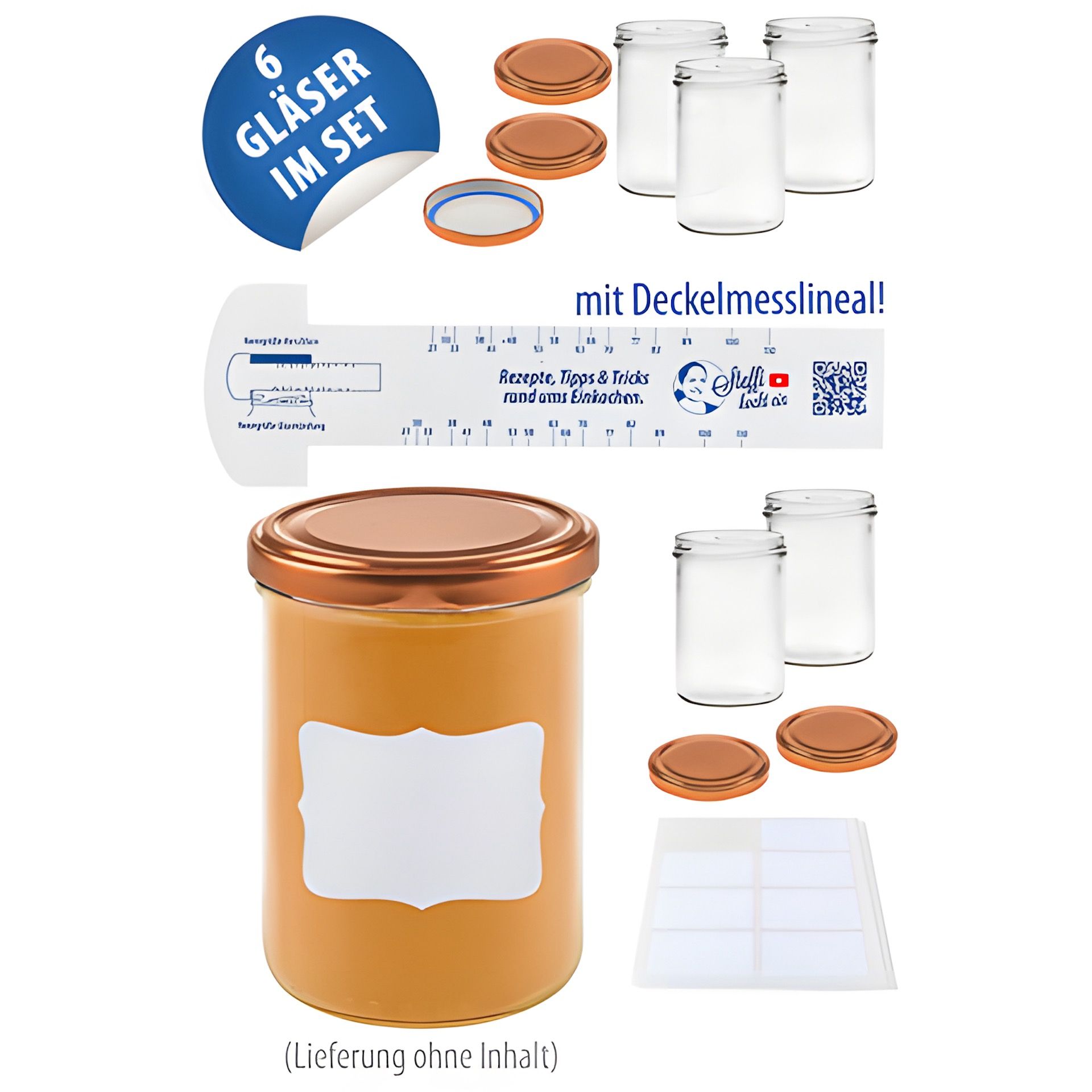 Sturzglas 440 ml, 6er Set
