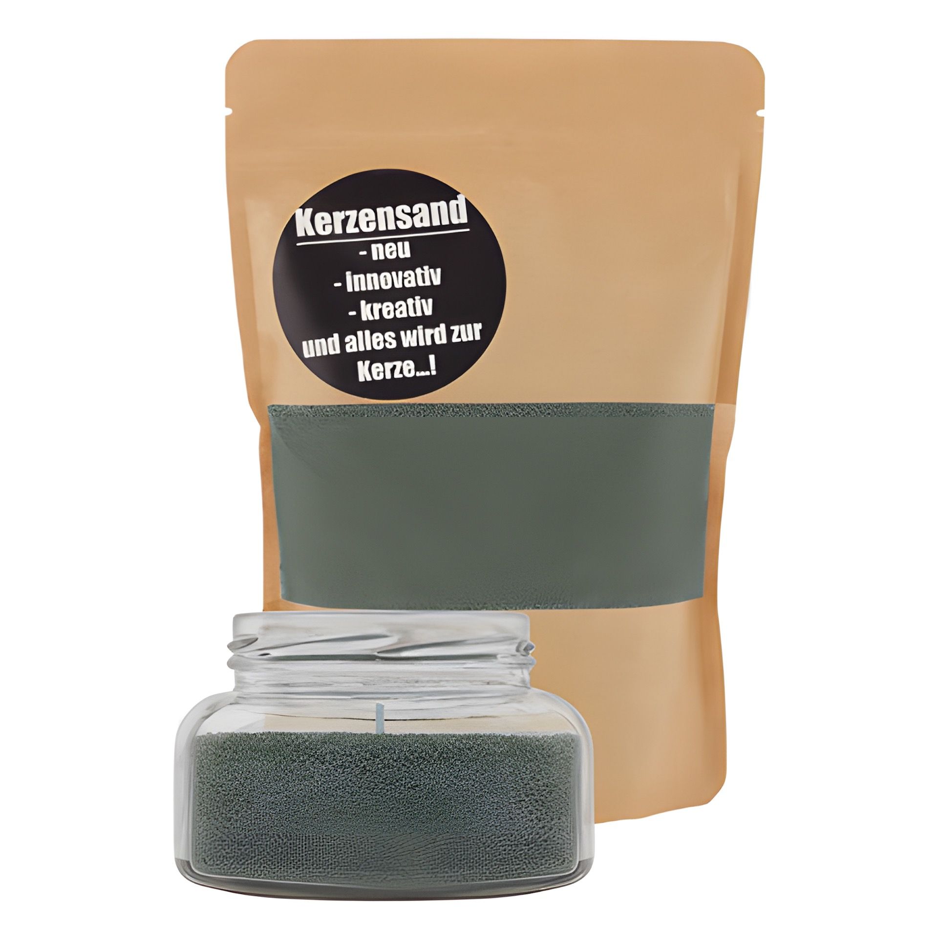 Kerzensand schiefergrün 400 g