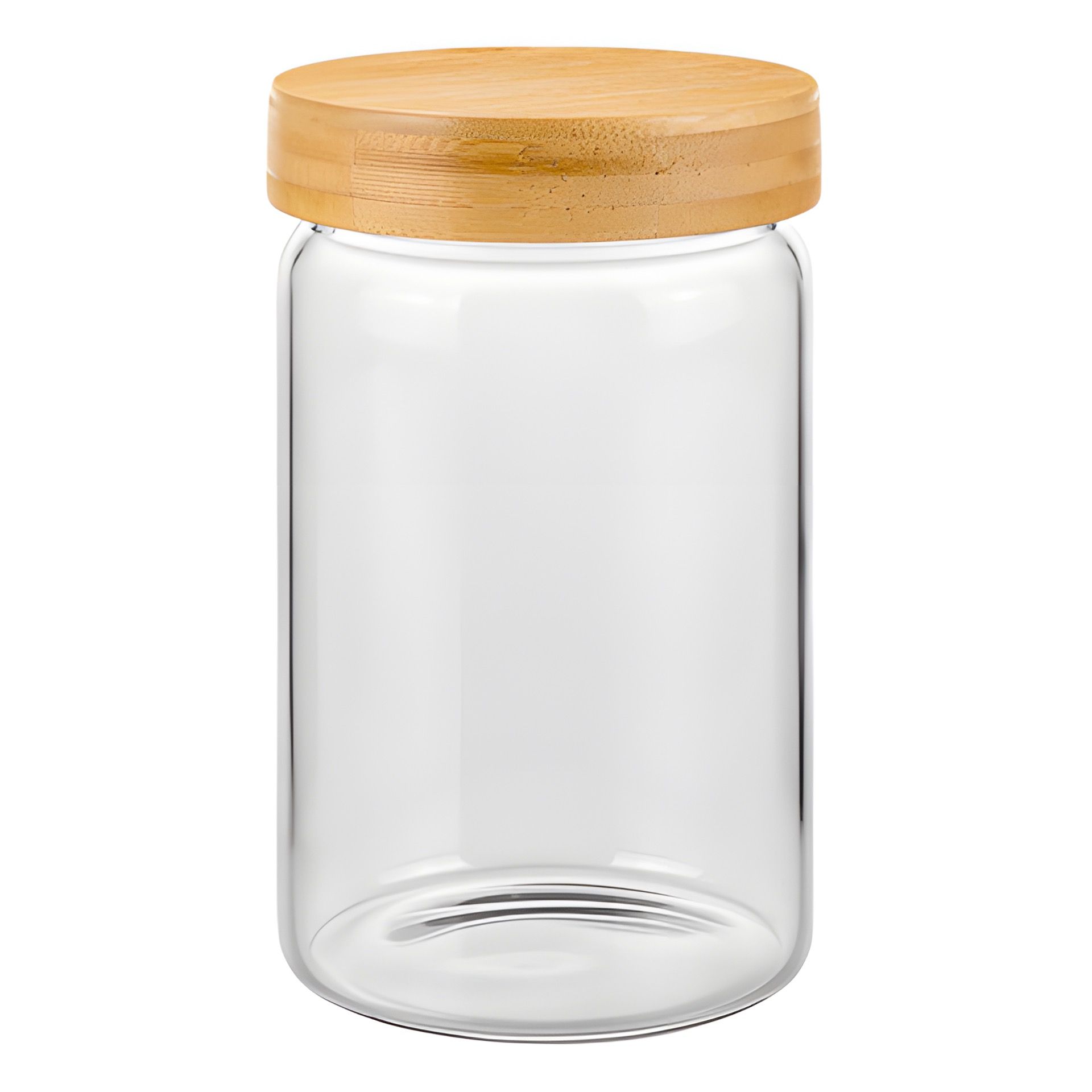 Vorratsglas 1250 ml mit Bambusdeckel