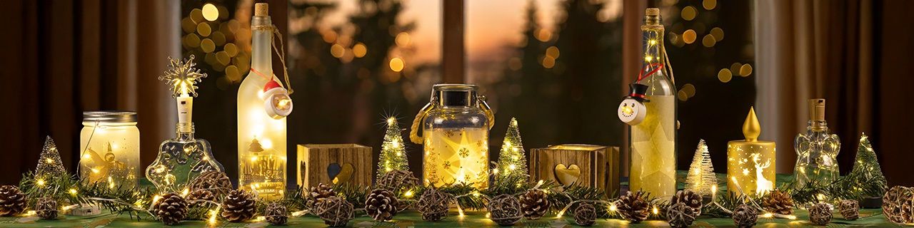 Dekorative Weihnachtslichter