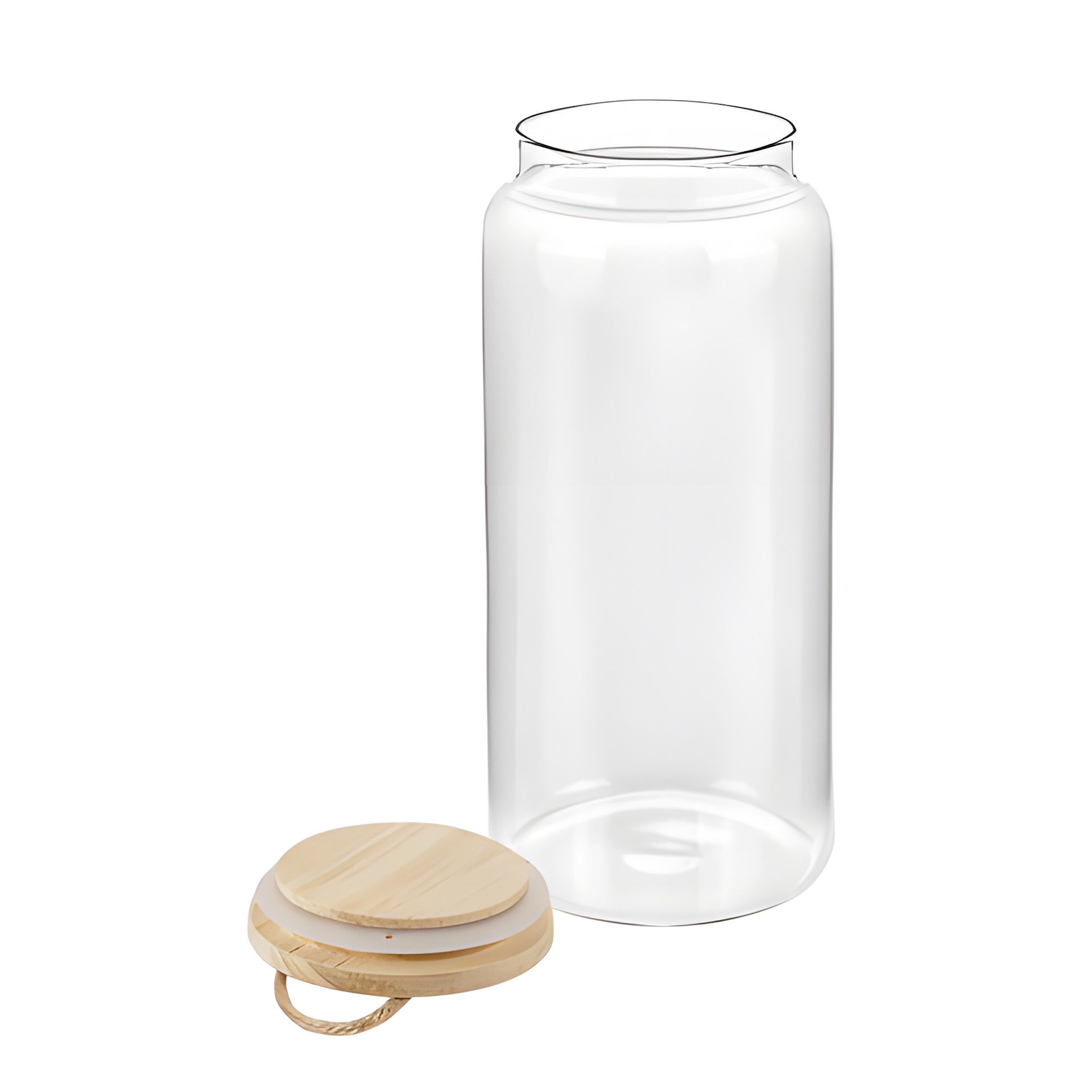 Vorratsglas 1300 ml mit Holzdeckel