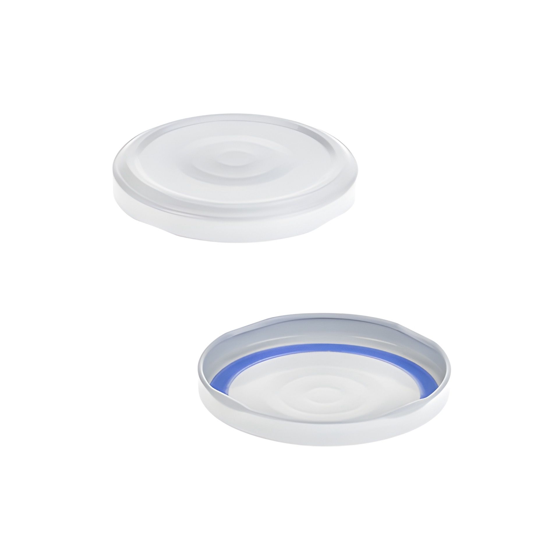 TO  66 weiß ster. mit Button BLUESEAL
