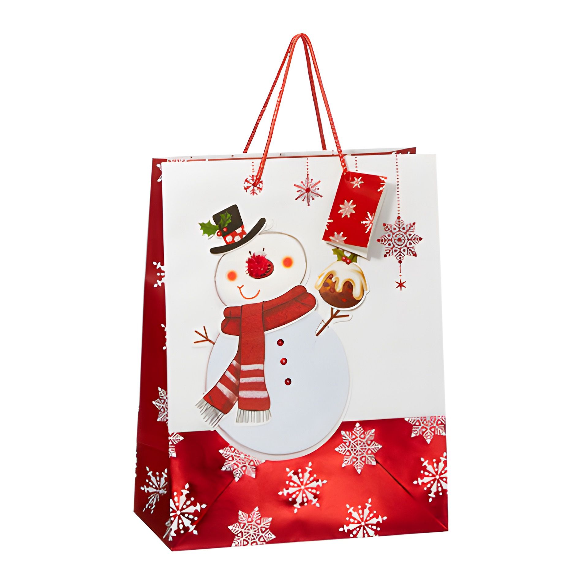 3D Geschenktüte 'Winter', groß