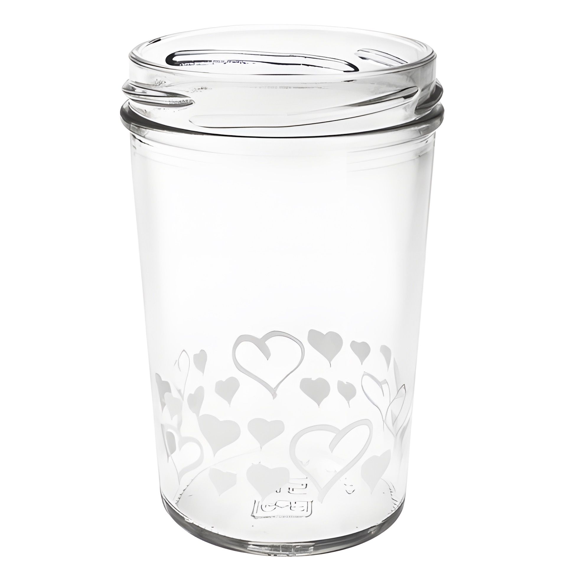 Becherglas 150 ml TO 66 'Herzen'