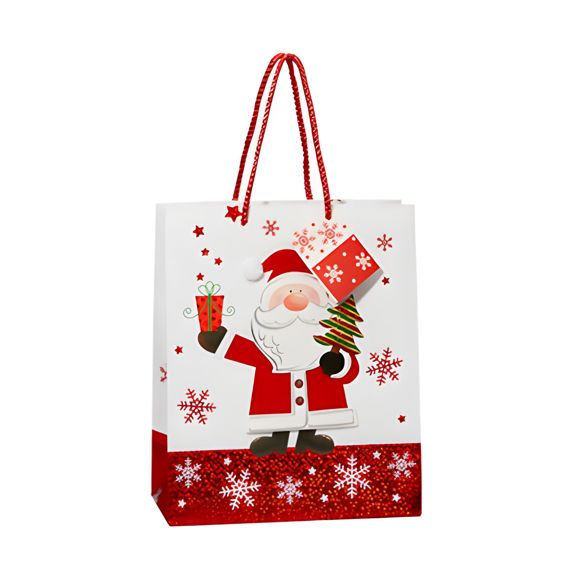 3D Geschenktüte 'Xmas', groß