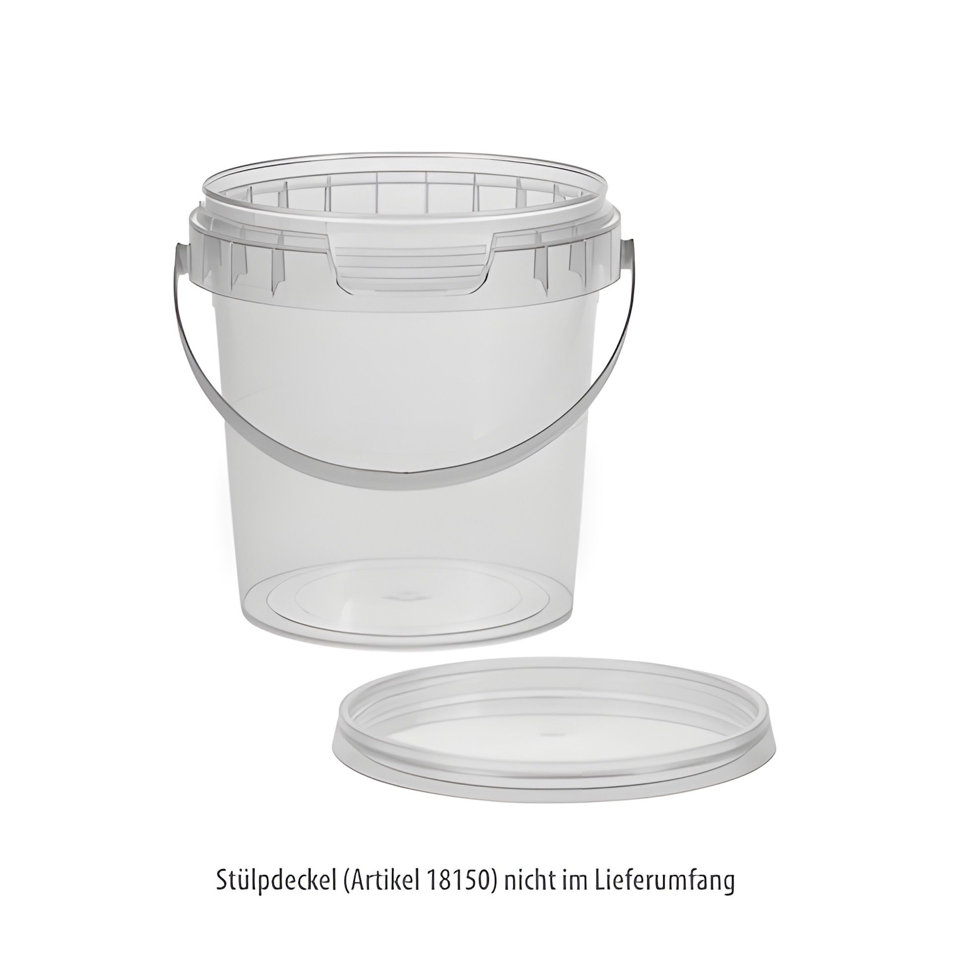 Rundeimer 600 ml mit Henkel