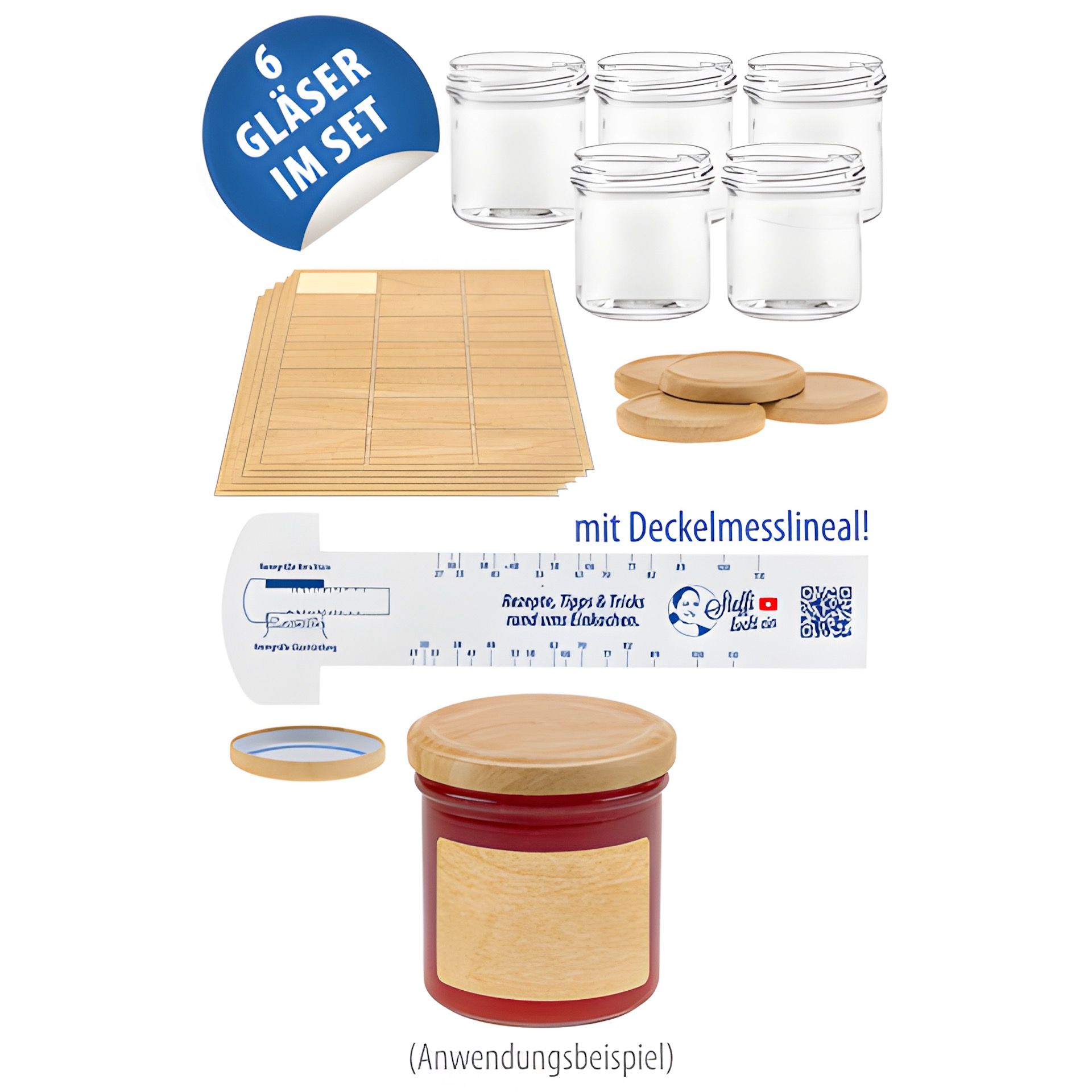 Sturzglas 167 ml, 6er Set