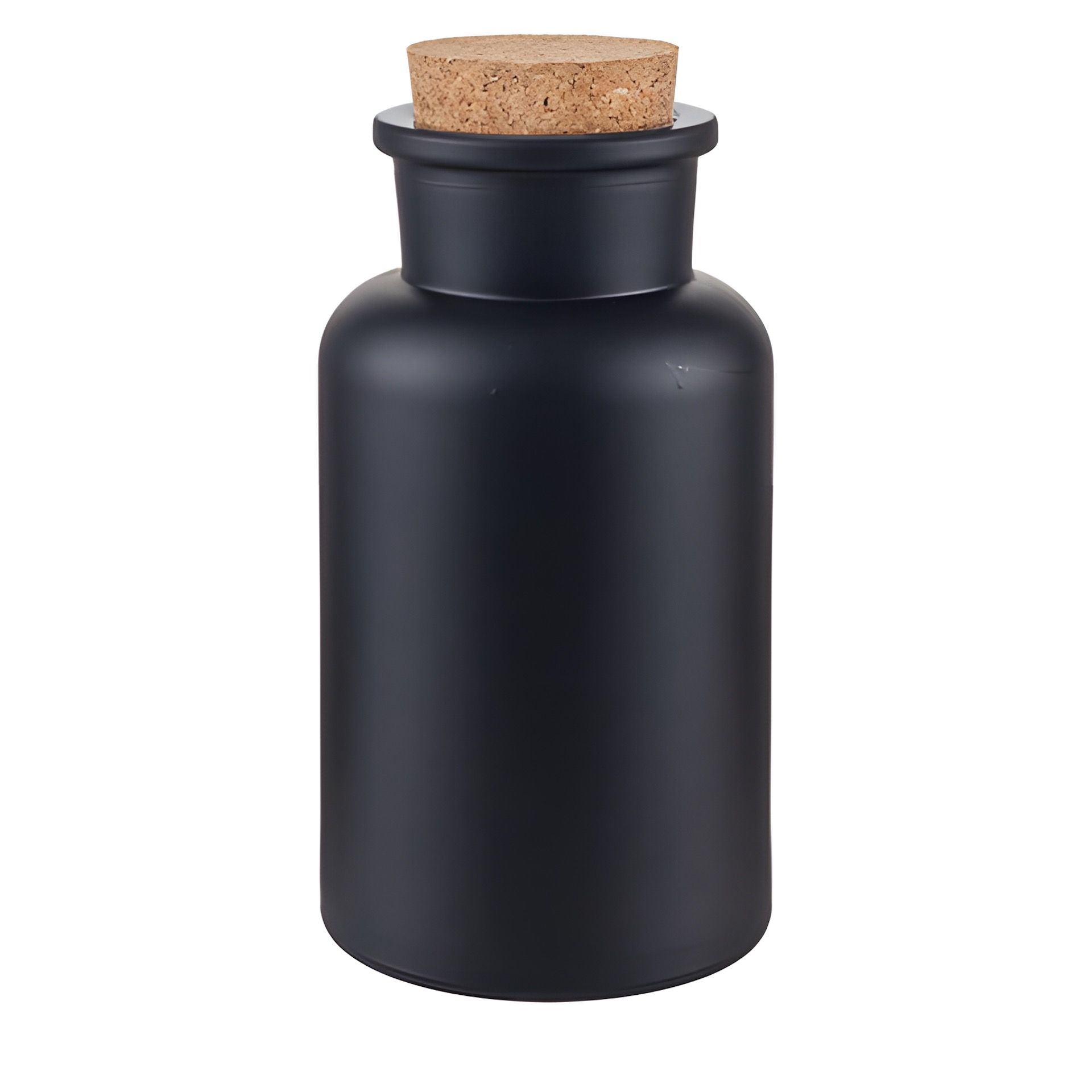 Korkenglas 300 ml schwarz matt beschichtet