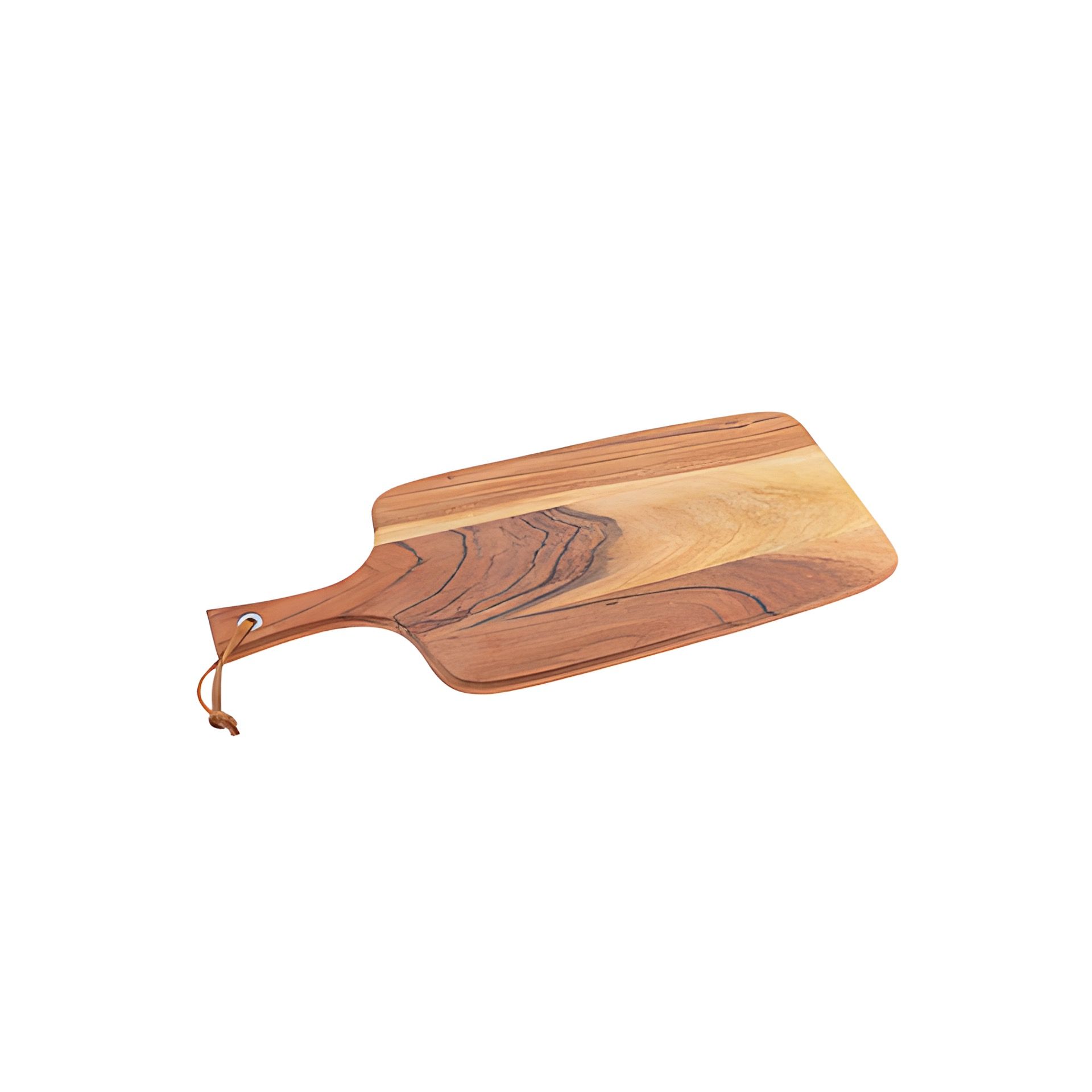 Schneidebrett aus Holz mit Griff 40 x 25 cm
