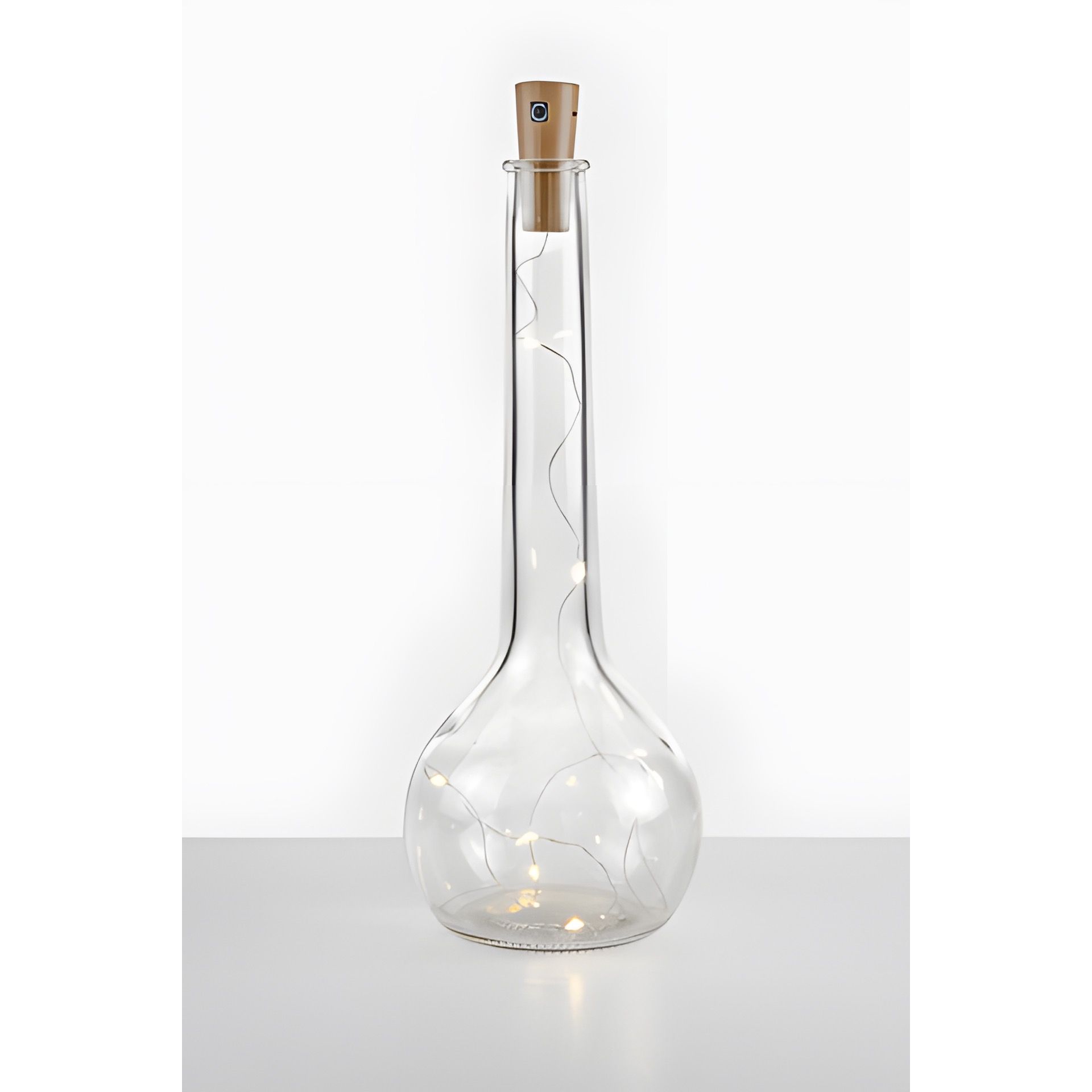 Flaschenlicht mit Abschaltautomatik, 8 LEDs, warmweiß