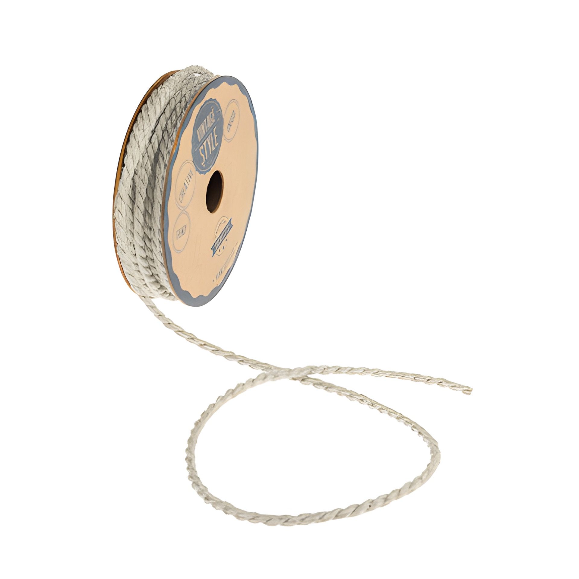 Baumwollkordel  3 m, 3 mm creme