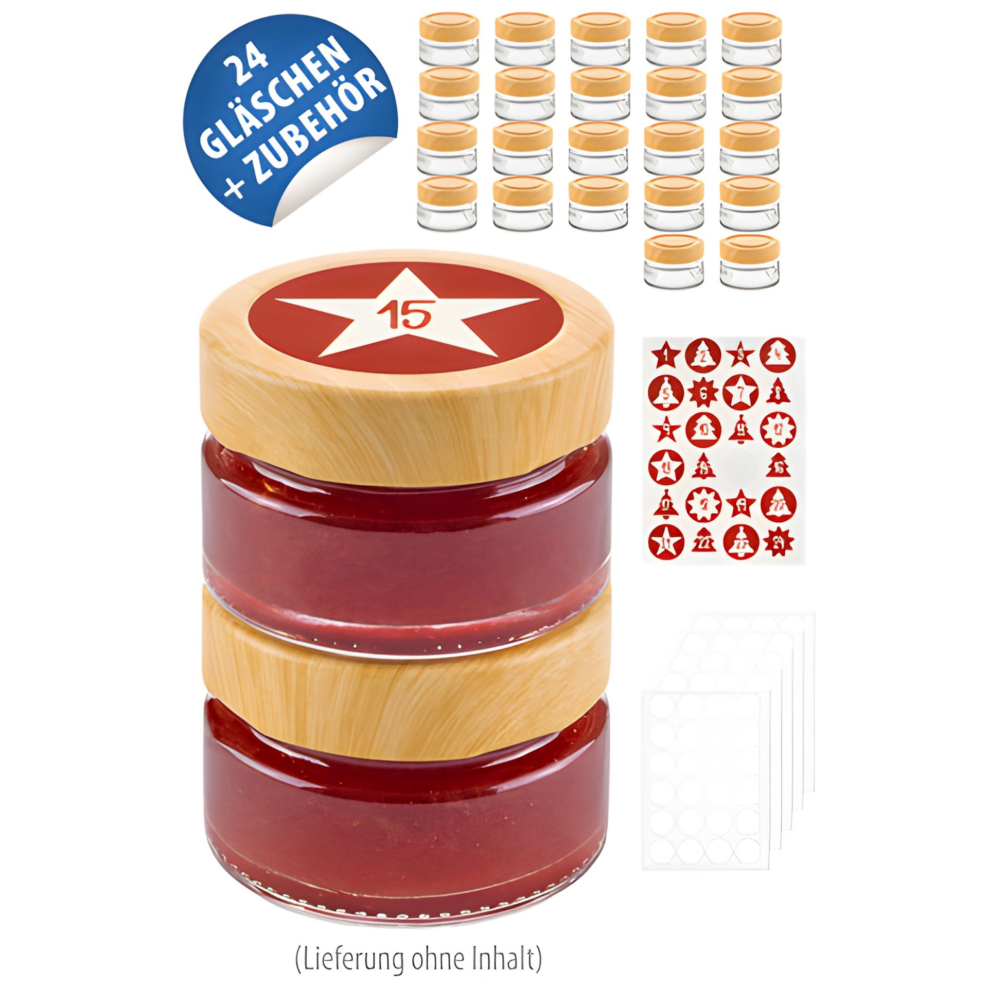 Adventskalender-Set 'Stapelglas' 2.0