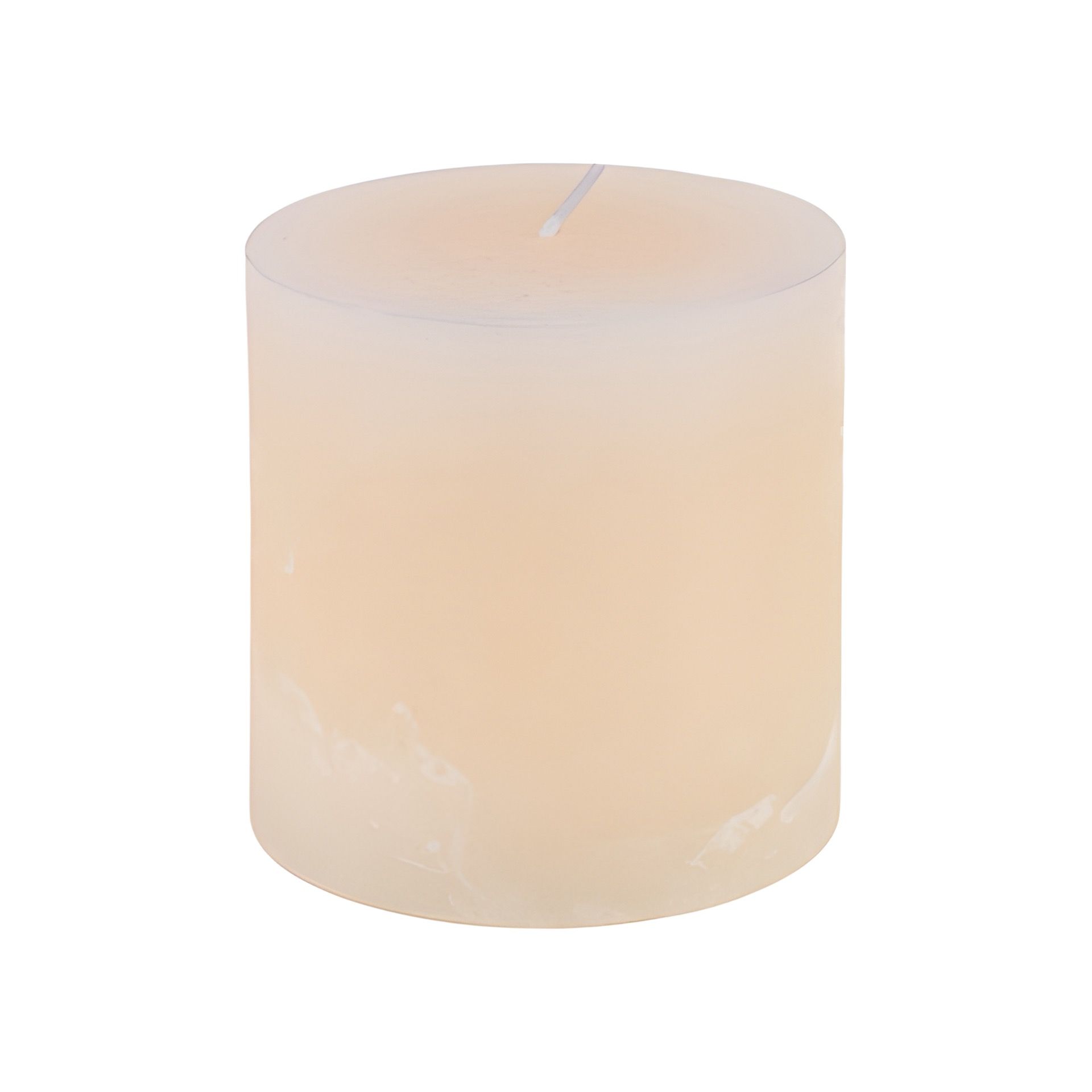 Stumpenkerze 'Rustik' Ø 9 cm, creme