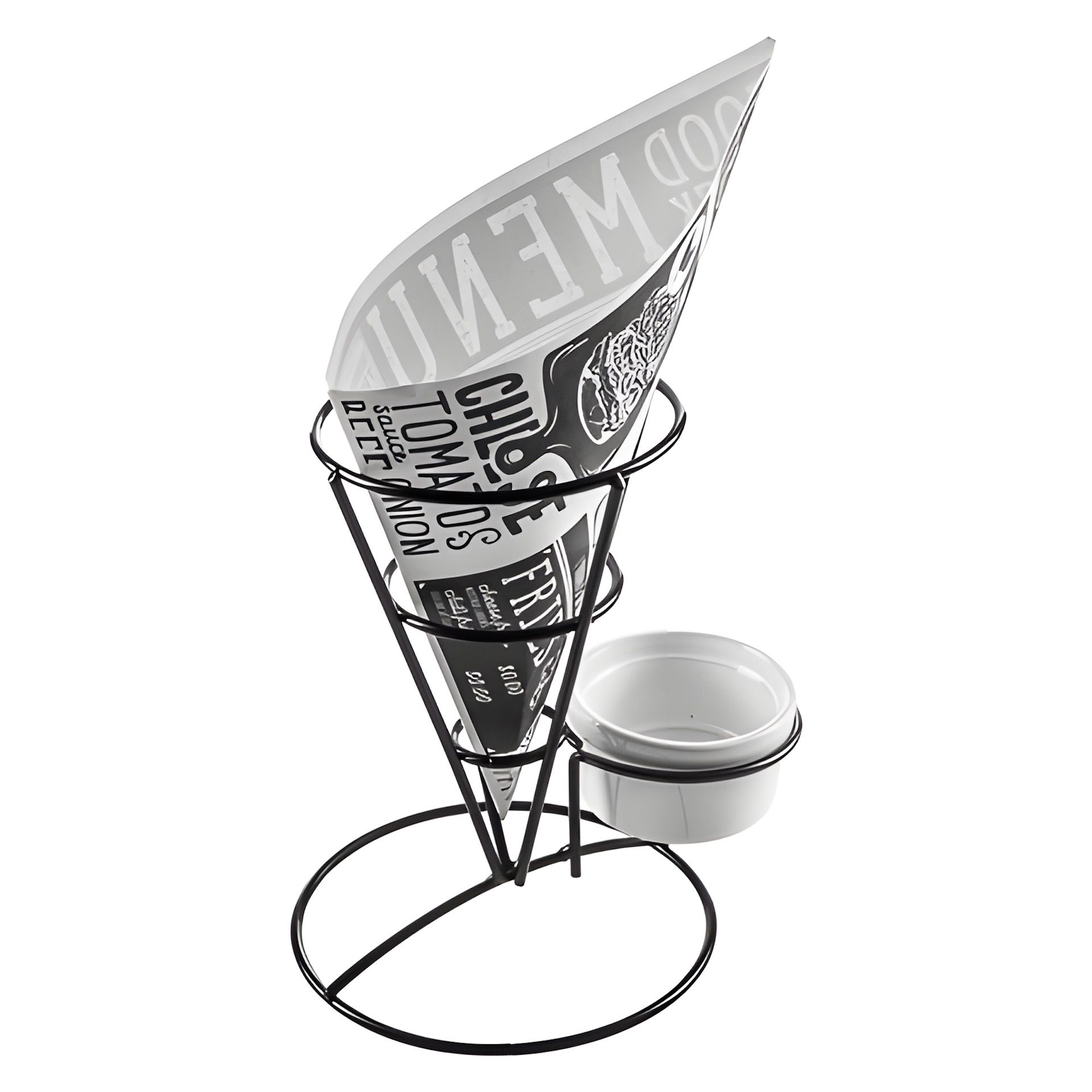 Pommes Frites Halter Set, 7-teilig