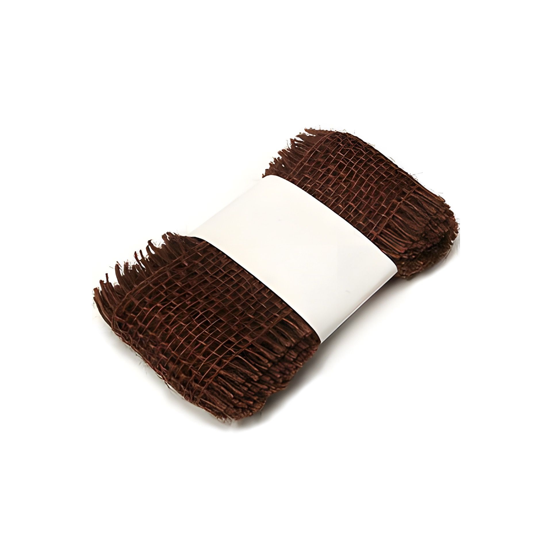 Juteband 2 m, 50 mm braun