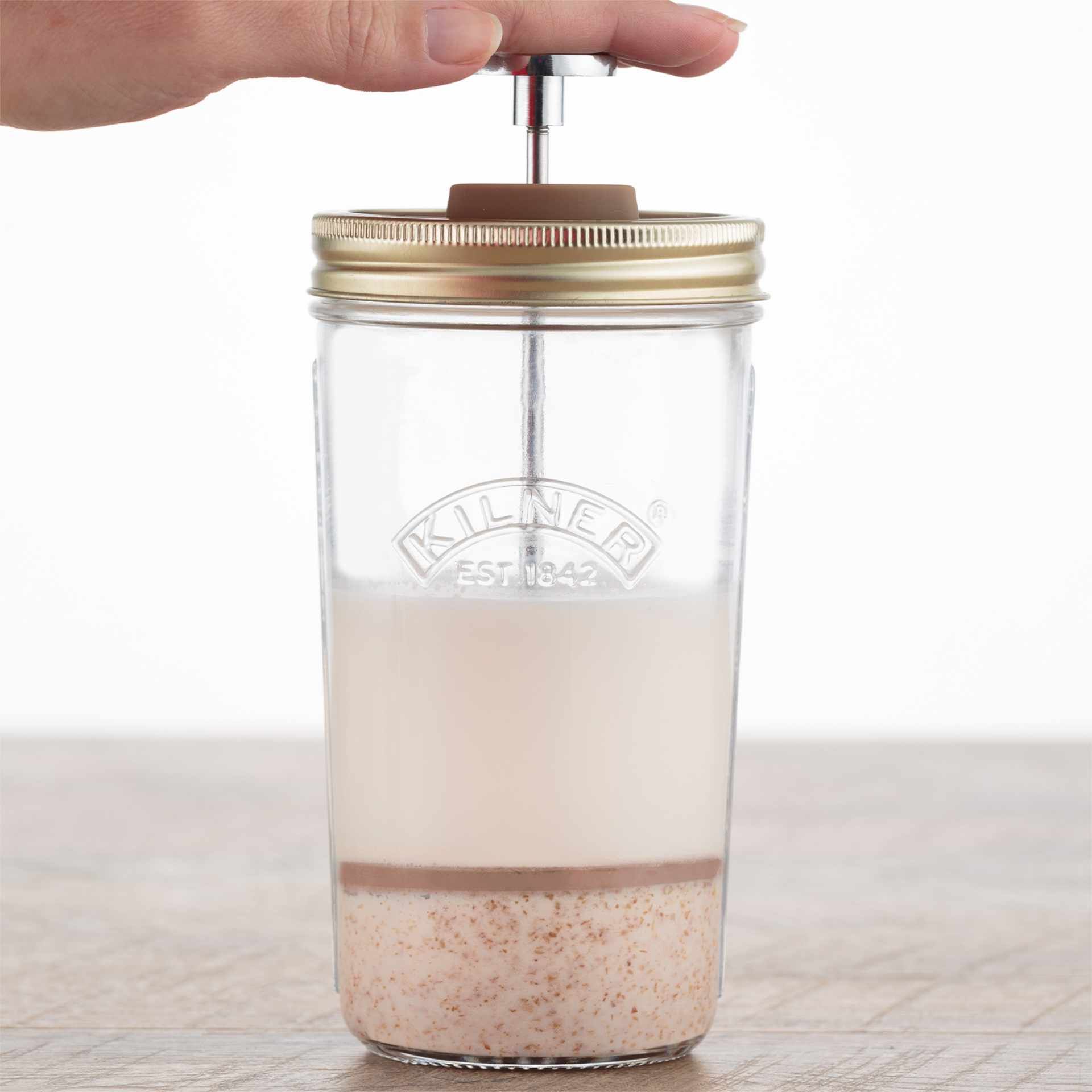 KILNER Nuss- und Pflanzenmilch Herstellungsset 500 ml