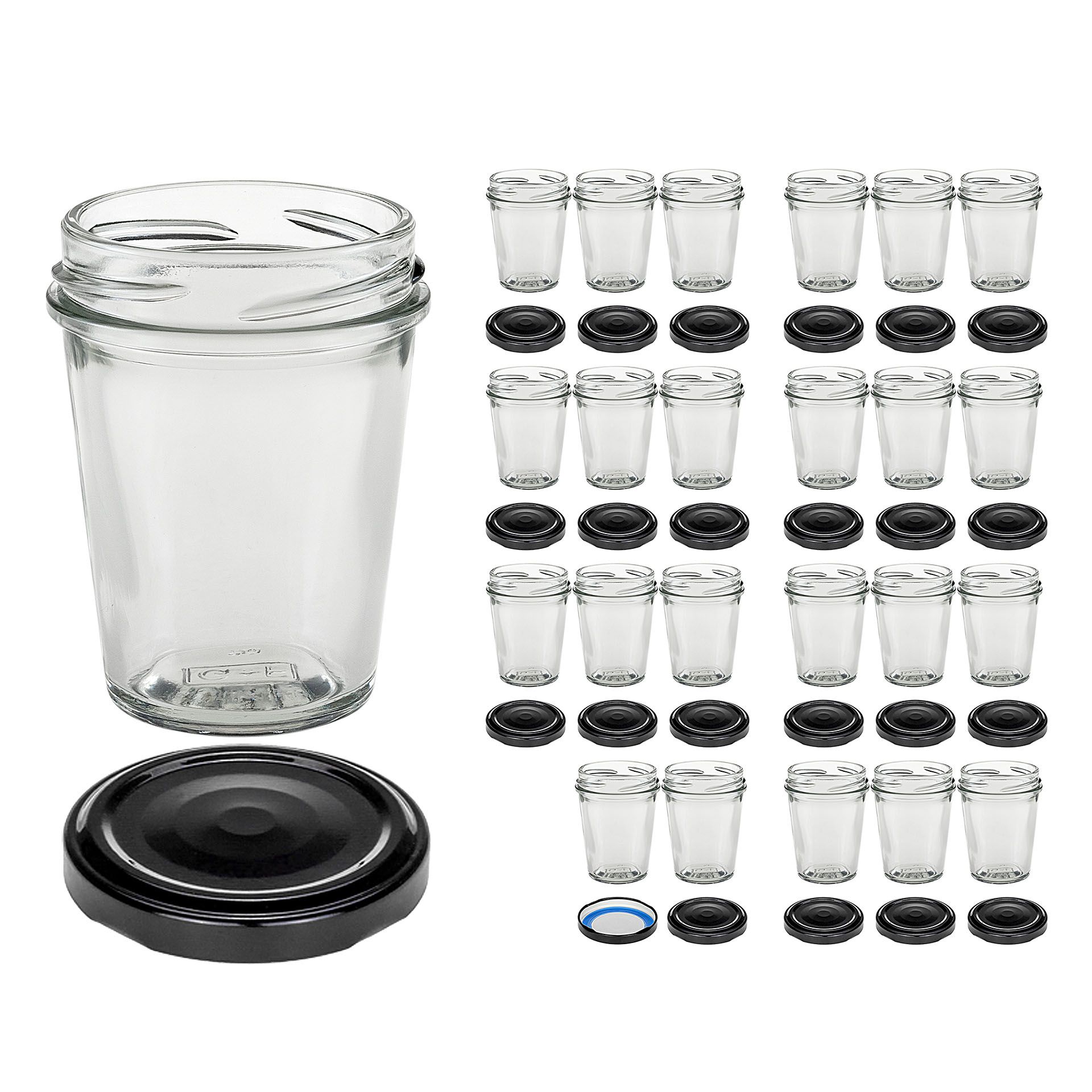 Becherglas 65 ml TO 58, 24er Set