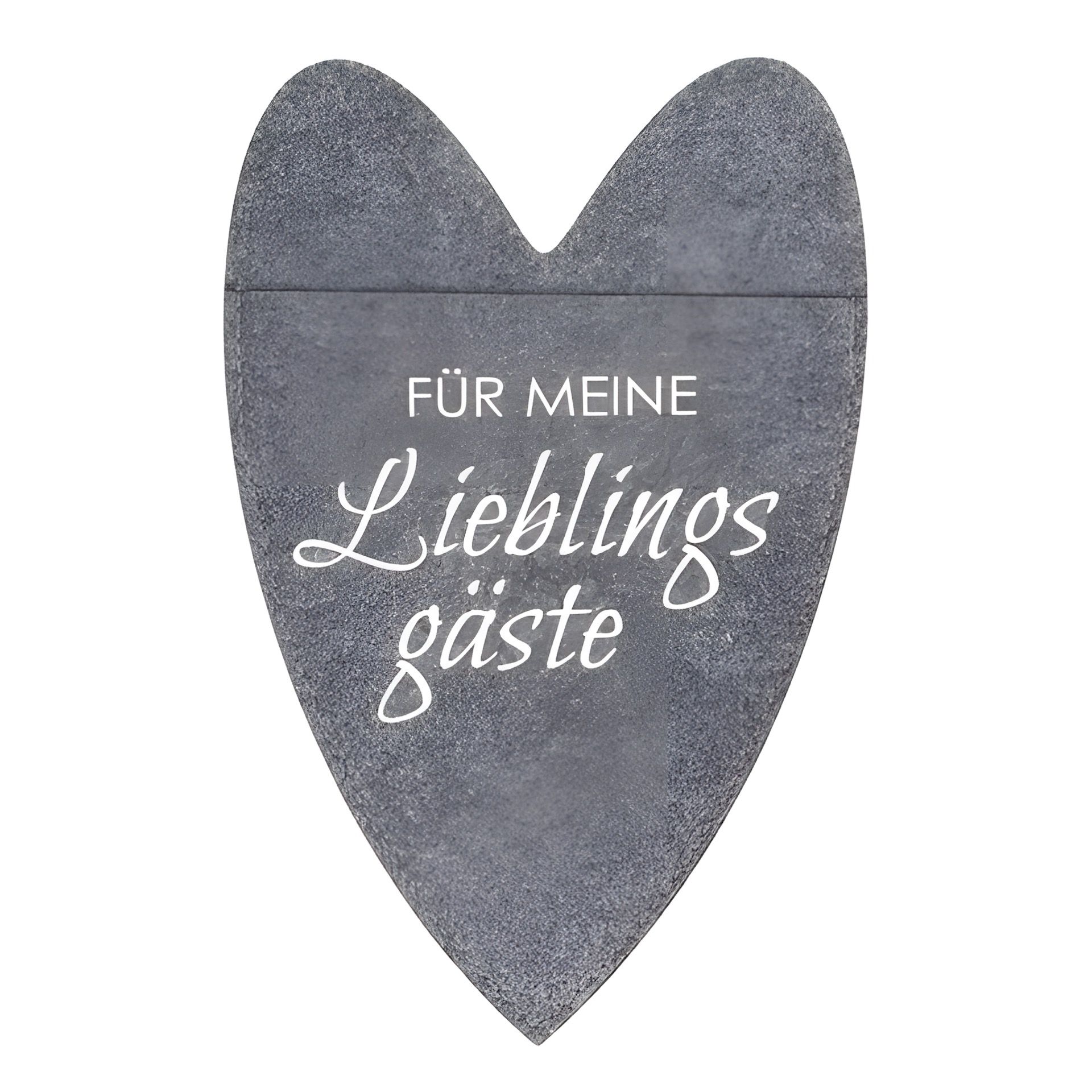 Besteckhalter 'Herz' aus Filz, 15 x 23 cm