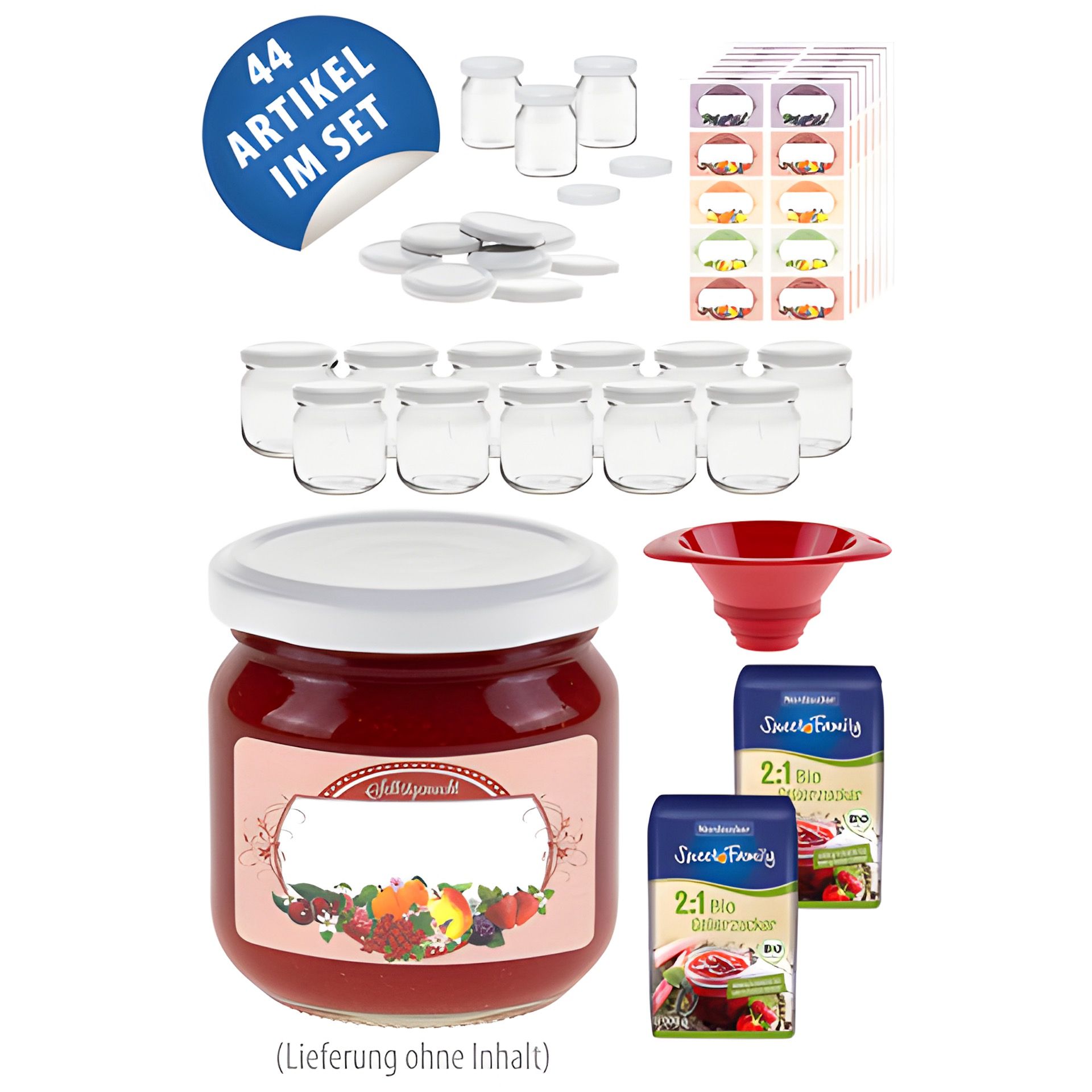 Marmeladengläser, 12er Einsteiger-Set