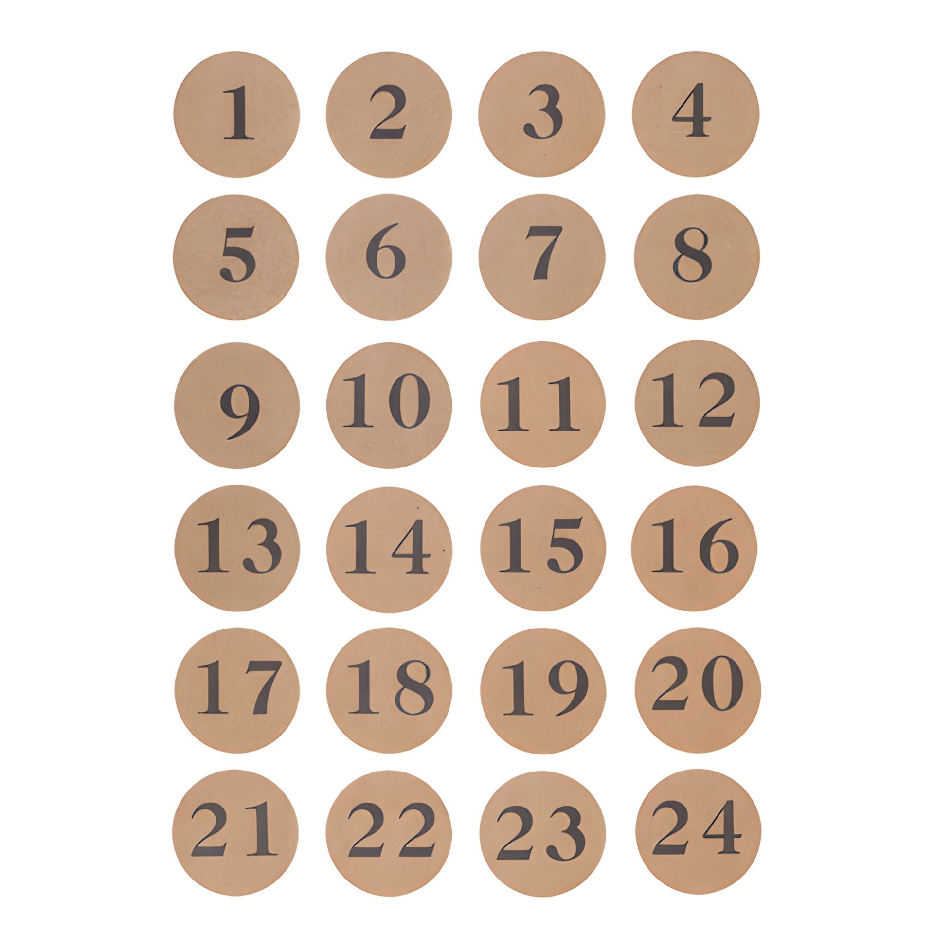 Adventskalender Bastelset, 49-teilig