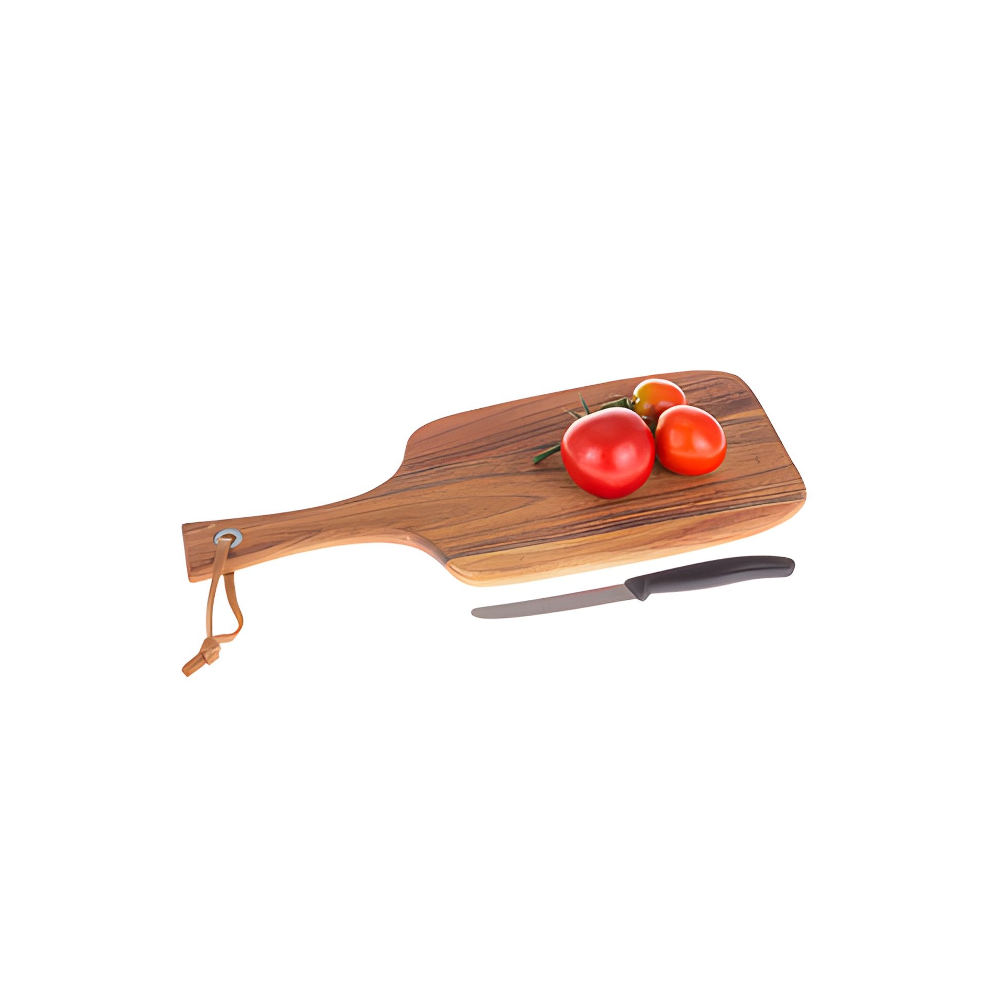 Schneidebrett aus Holz mit Griff 26 x 17 cm, 2 Stück