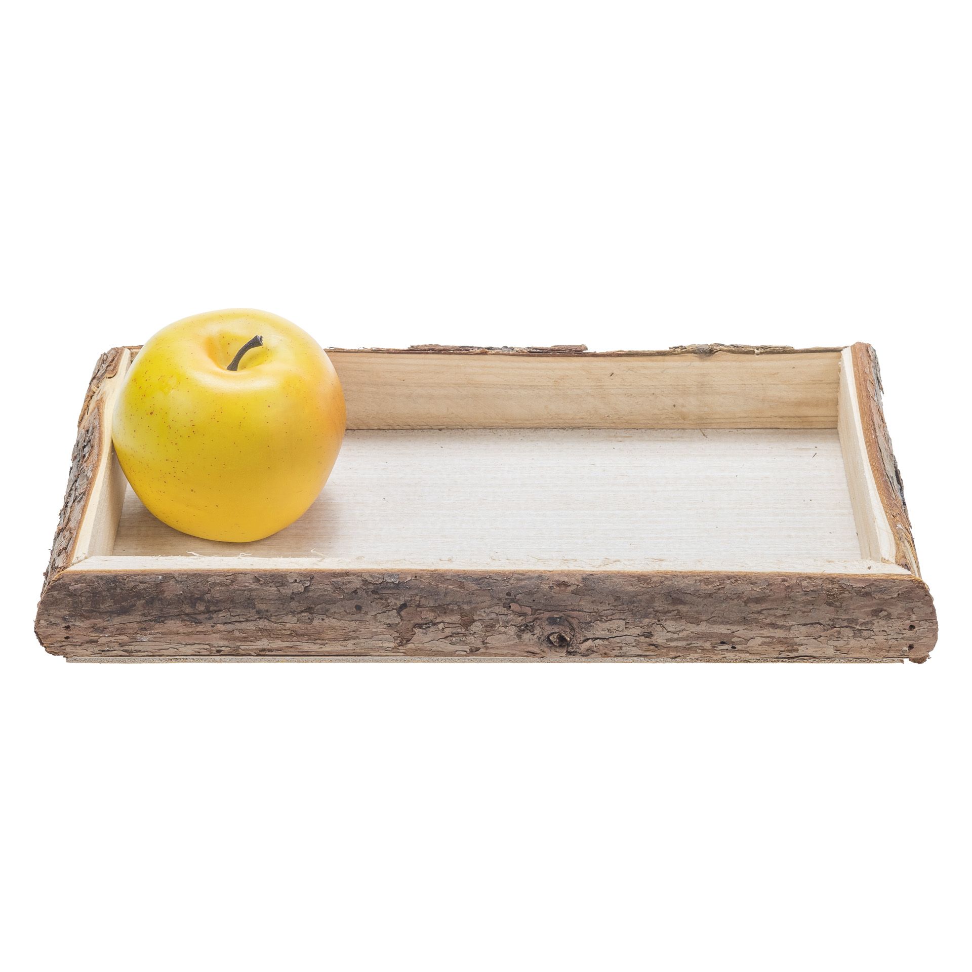 Holzkiste mit Rinde, 31 x 16 cm
