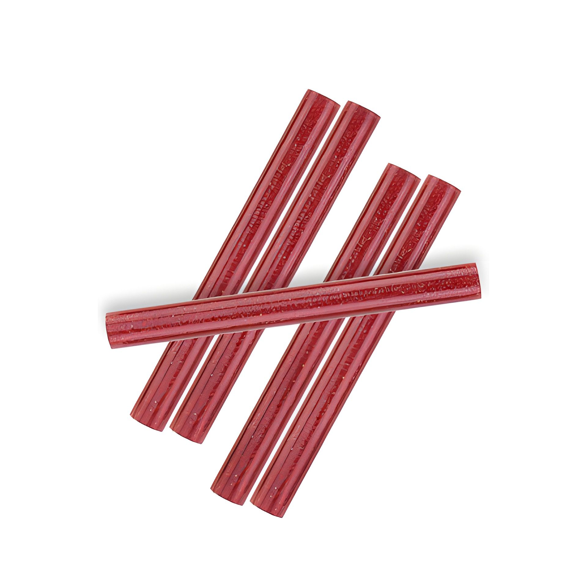 Heißklebestifte rot, 10 x 100 mm, 6 Stück