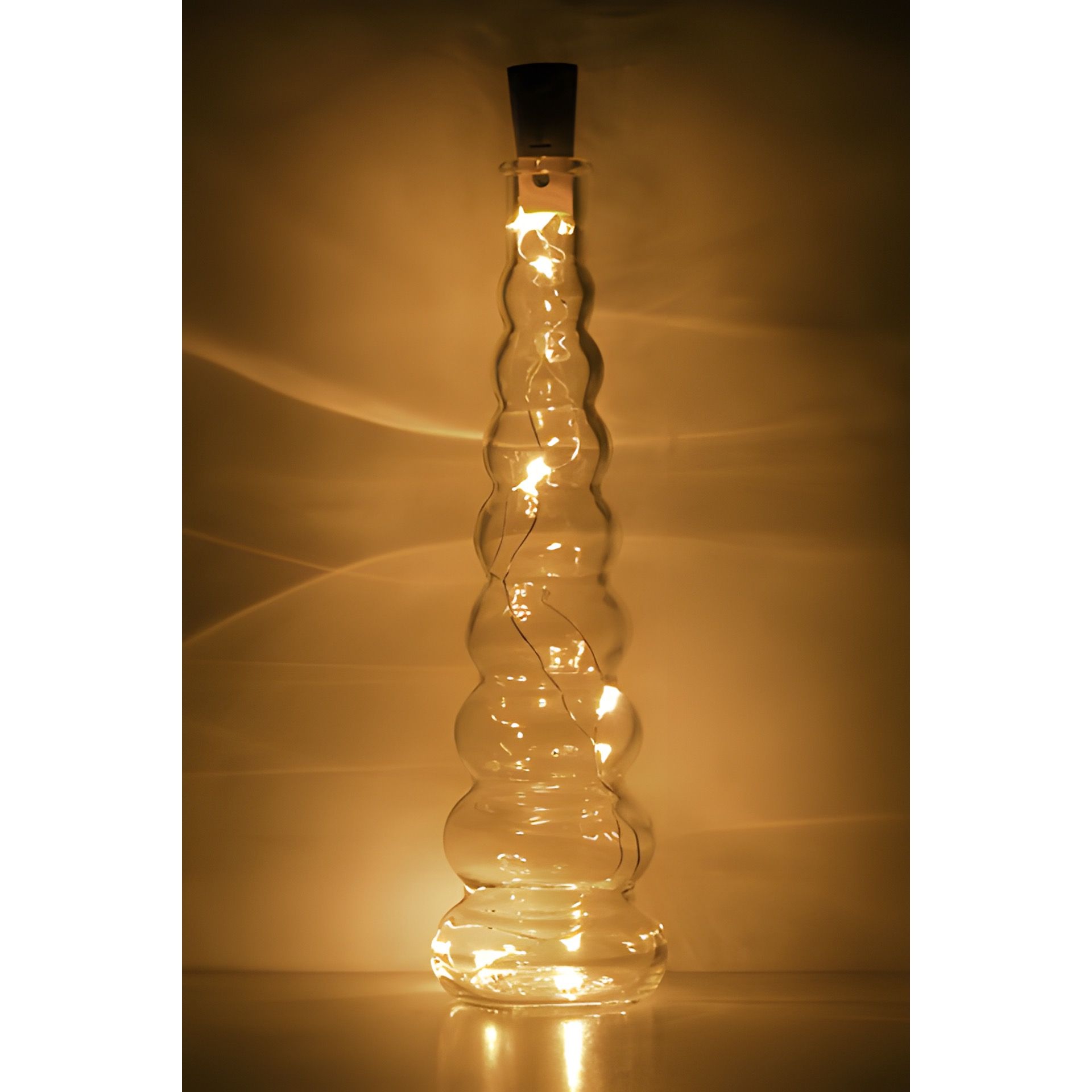 Flaschenlicht, 8 LEDs, warmweiß
