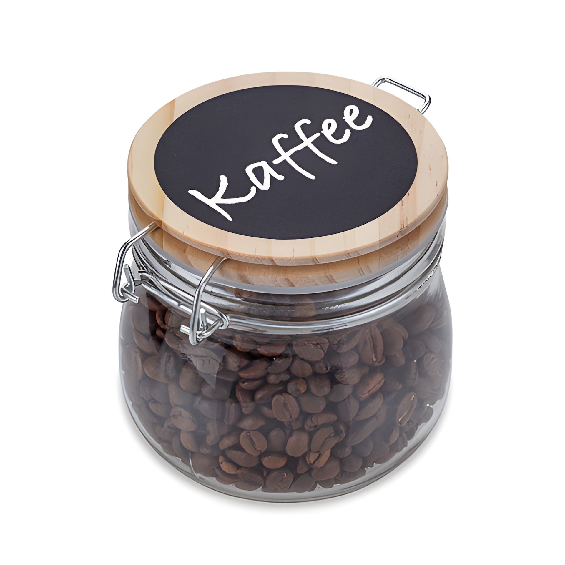 Bügelglas  600 ml mit Tafel