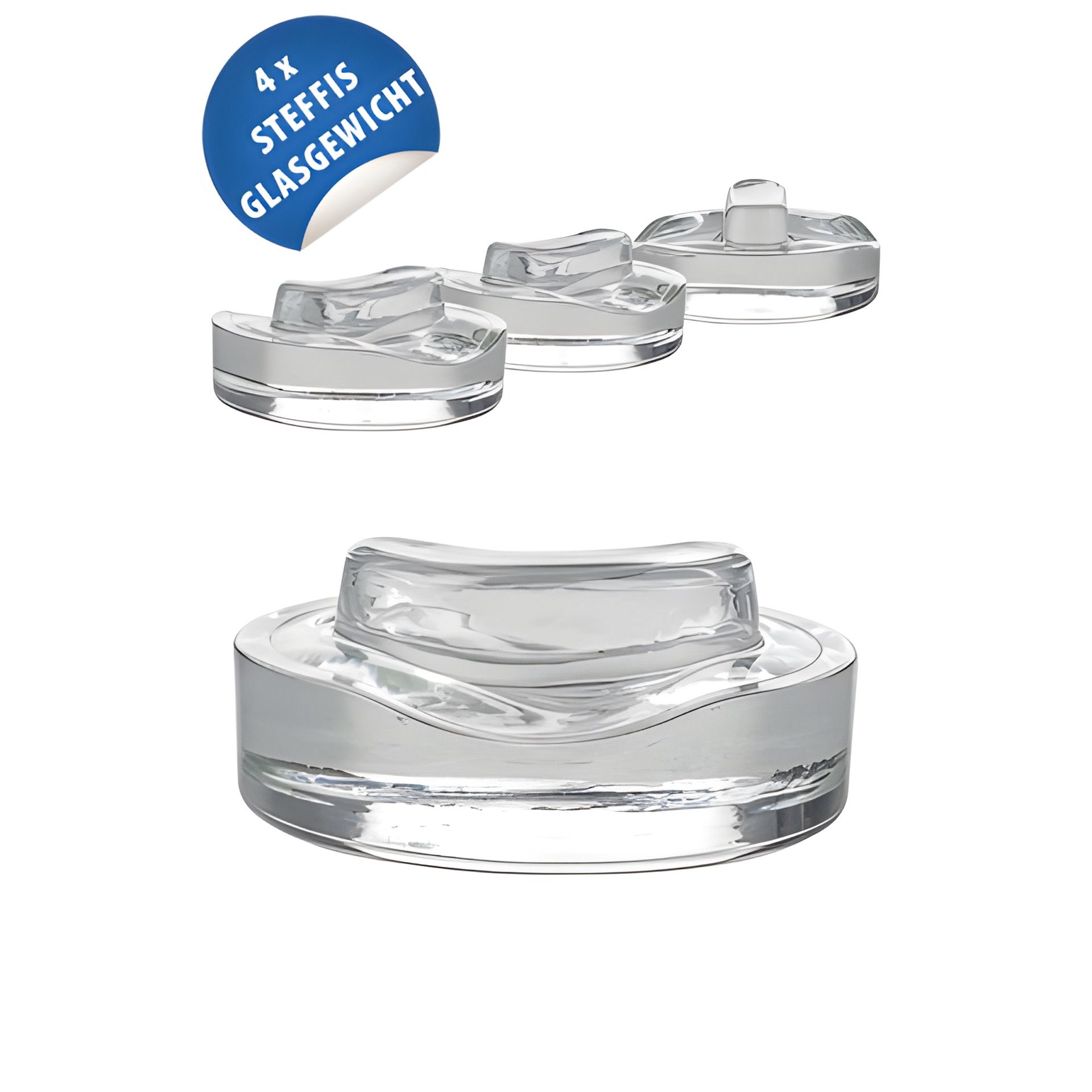 Steffis Glasgewicht, Ø 65 mm, 4 Stück