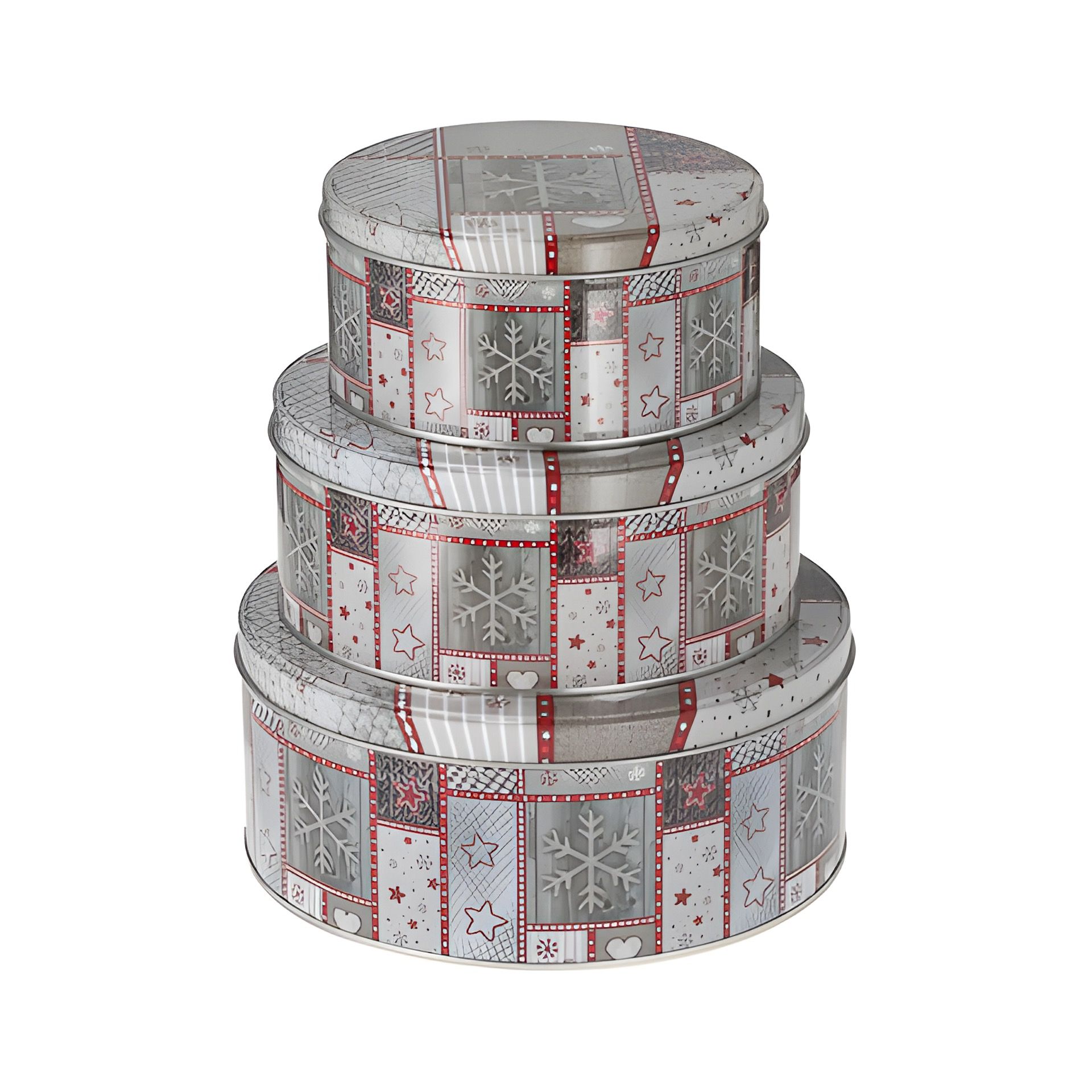 Metalldose 'Hüttenzauber', 3er Set