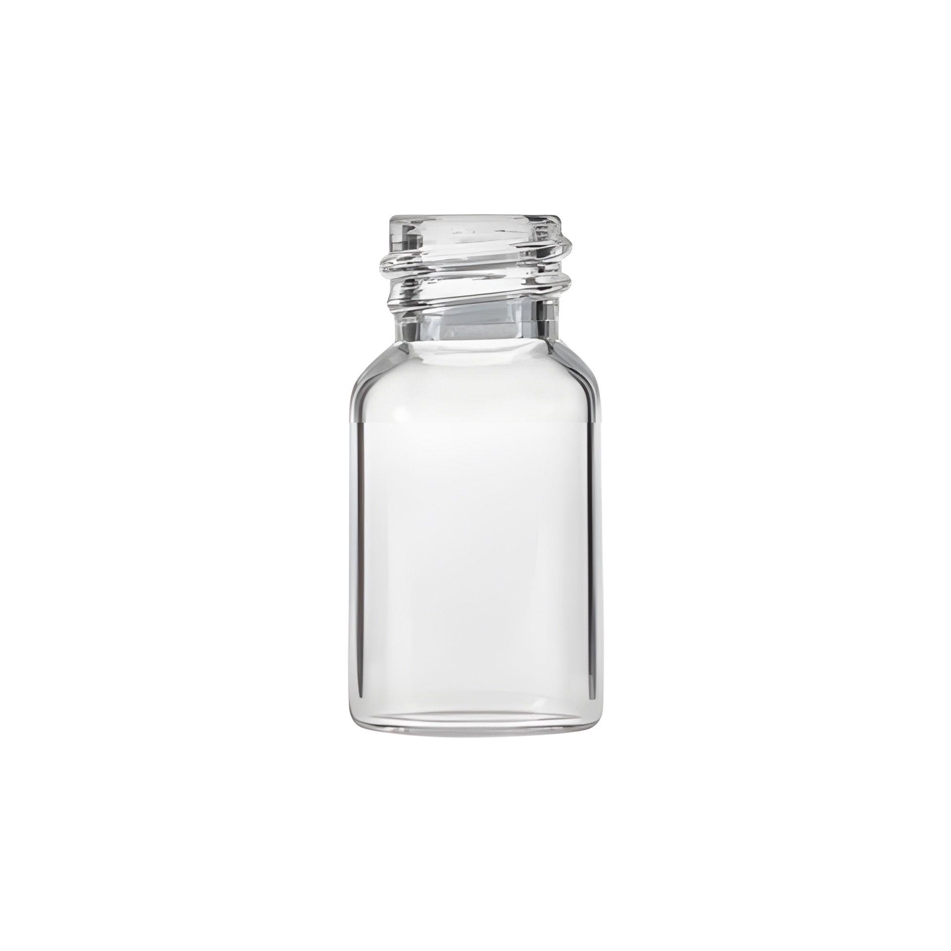 Glasflasche 3 ml weiß