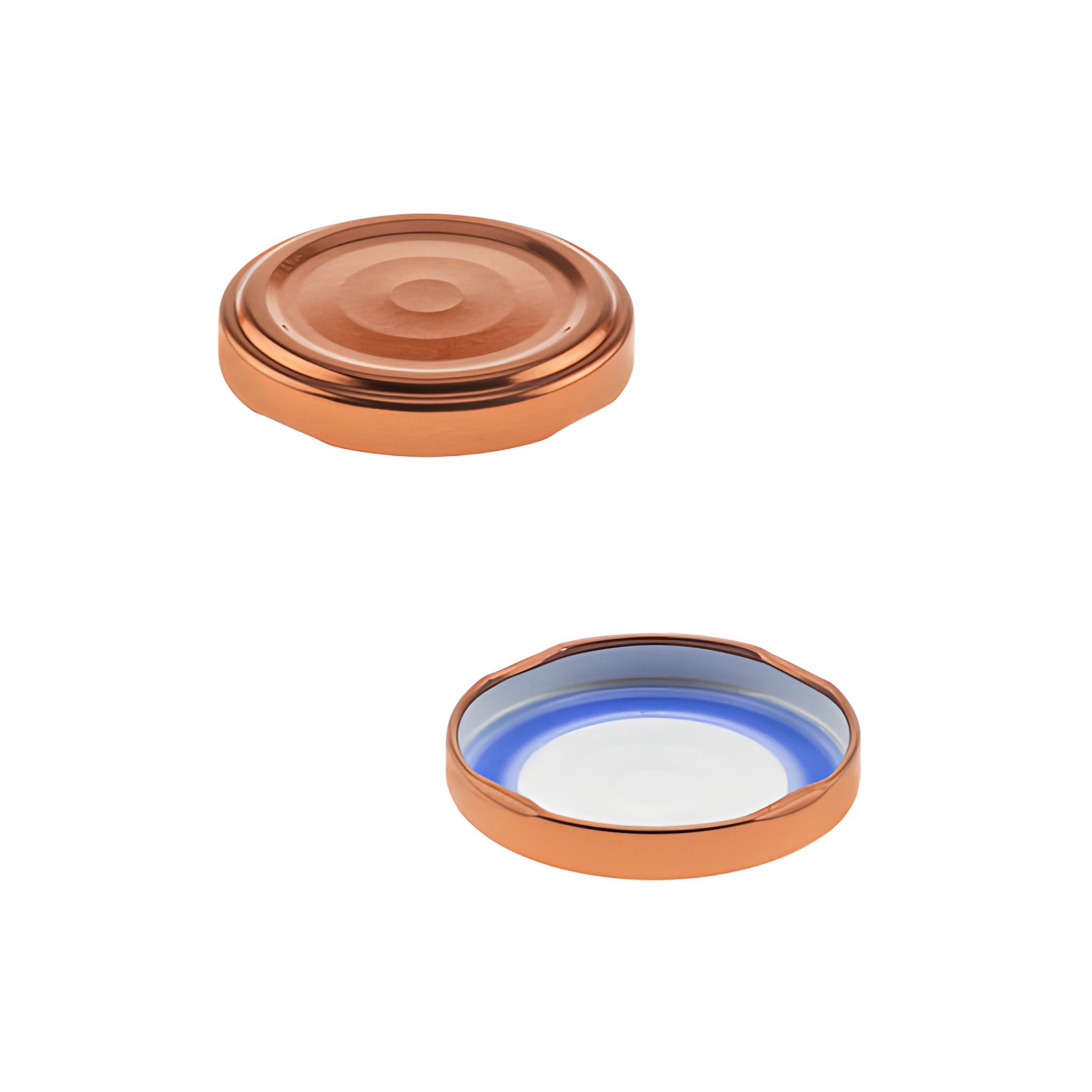 TO  53 kupfer past. mit Button BLUESEAL