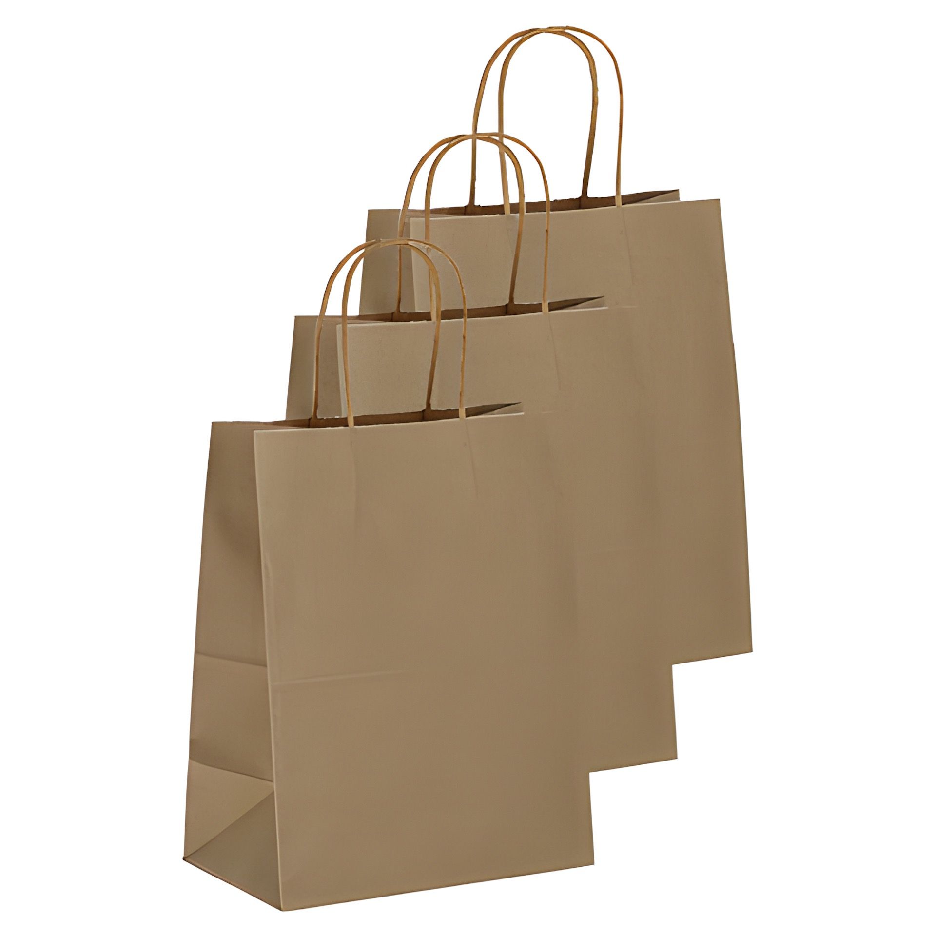 Geschenktüte  natron, groß, 3 Stück